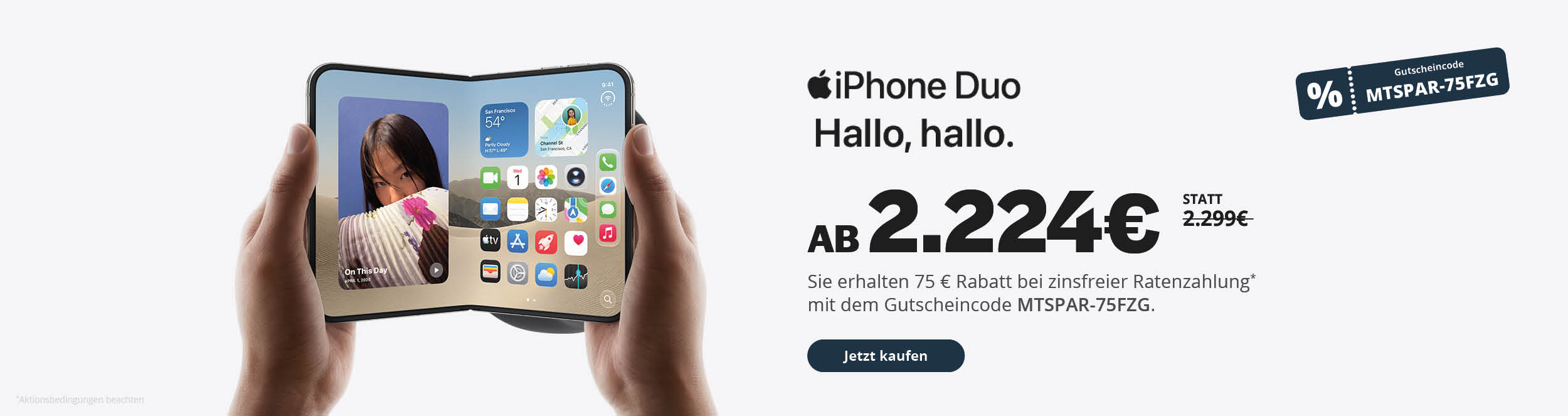 iPhone Duo jetzt vorbestellen