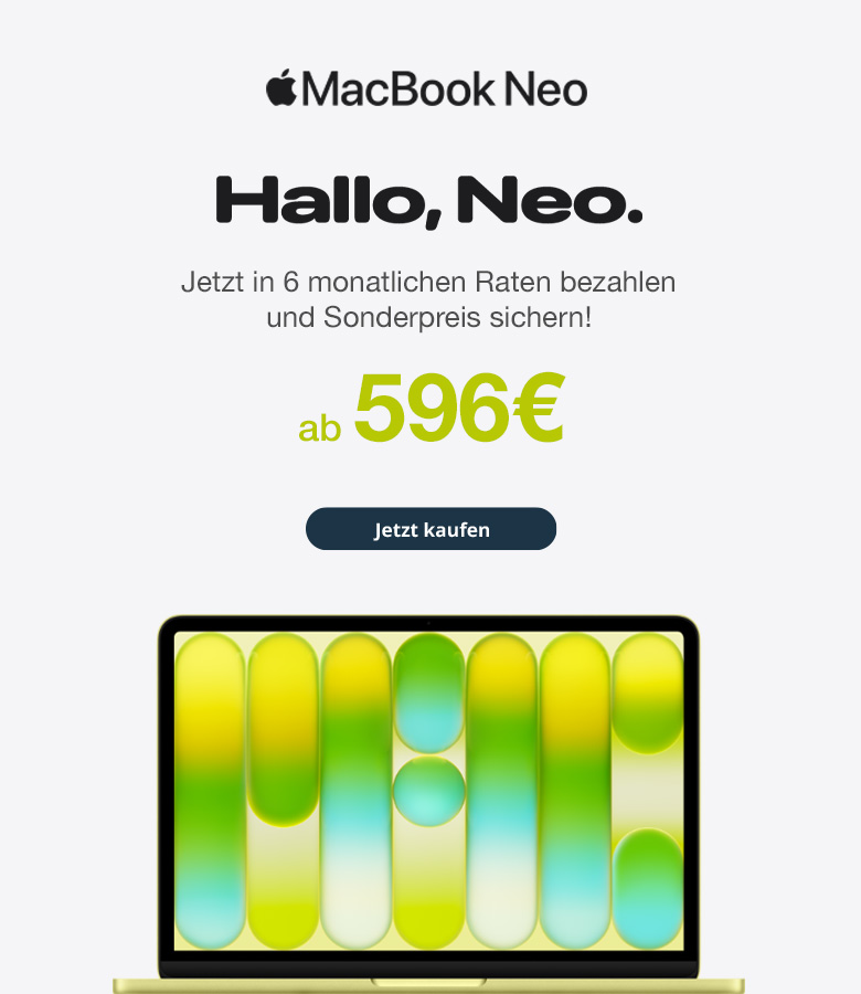 MacBook Neo ab 596€