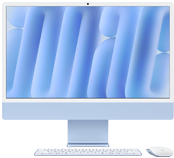 iMac, Vorderseite, Farbe Blau