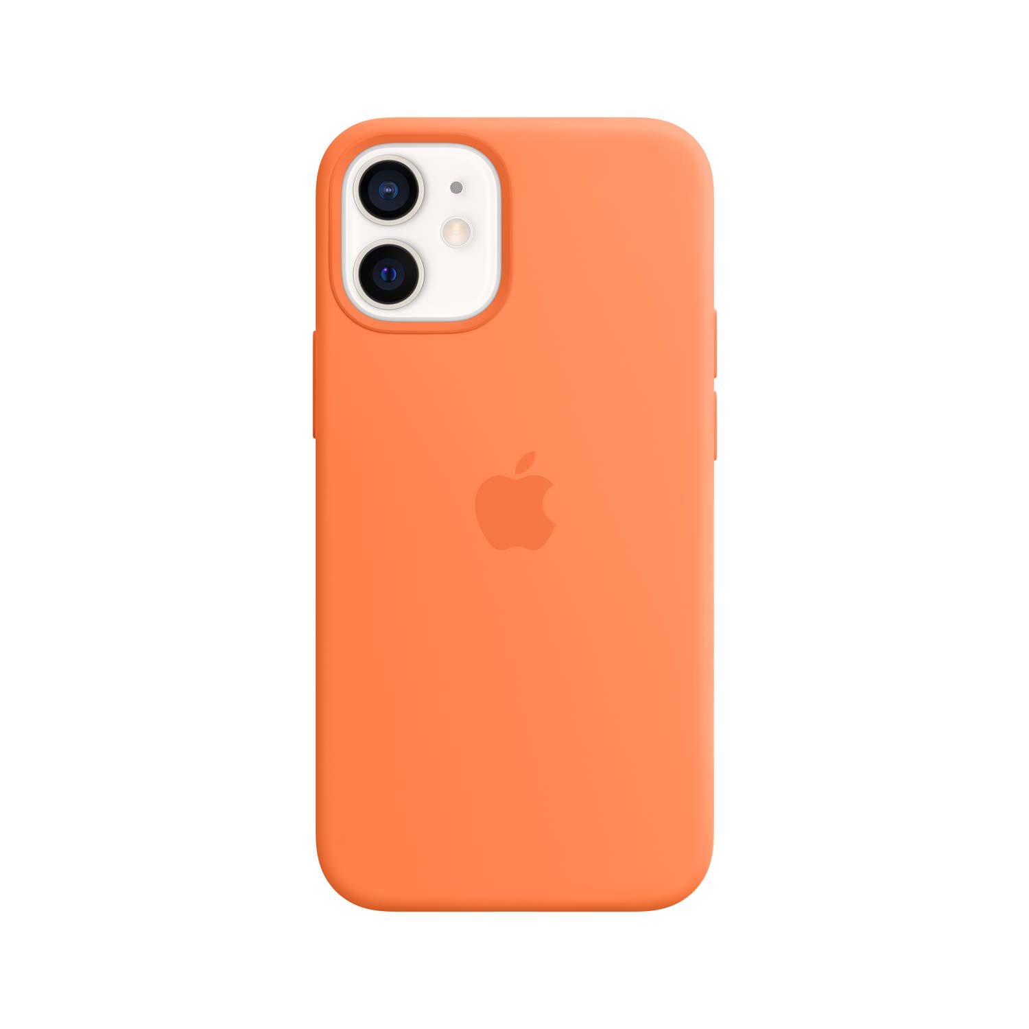Apple iPhone 12 Mini Silikon Case mit MagSafe - Kumquat