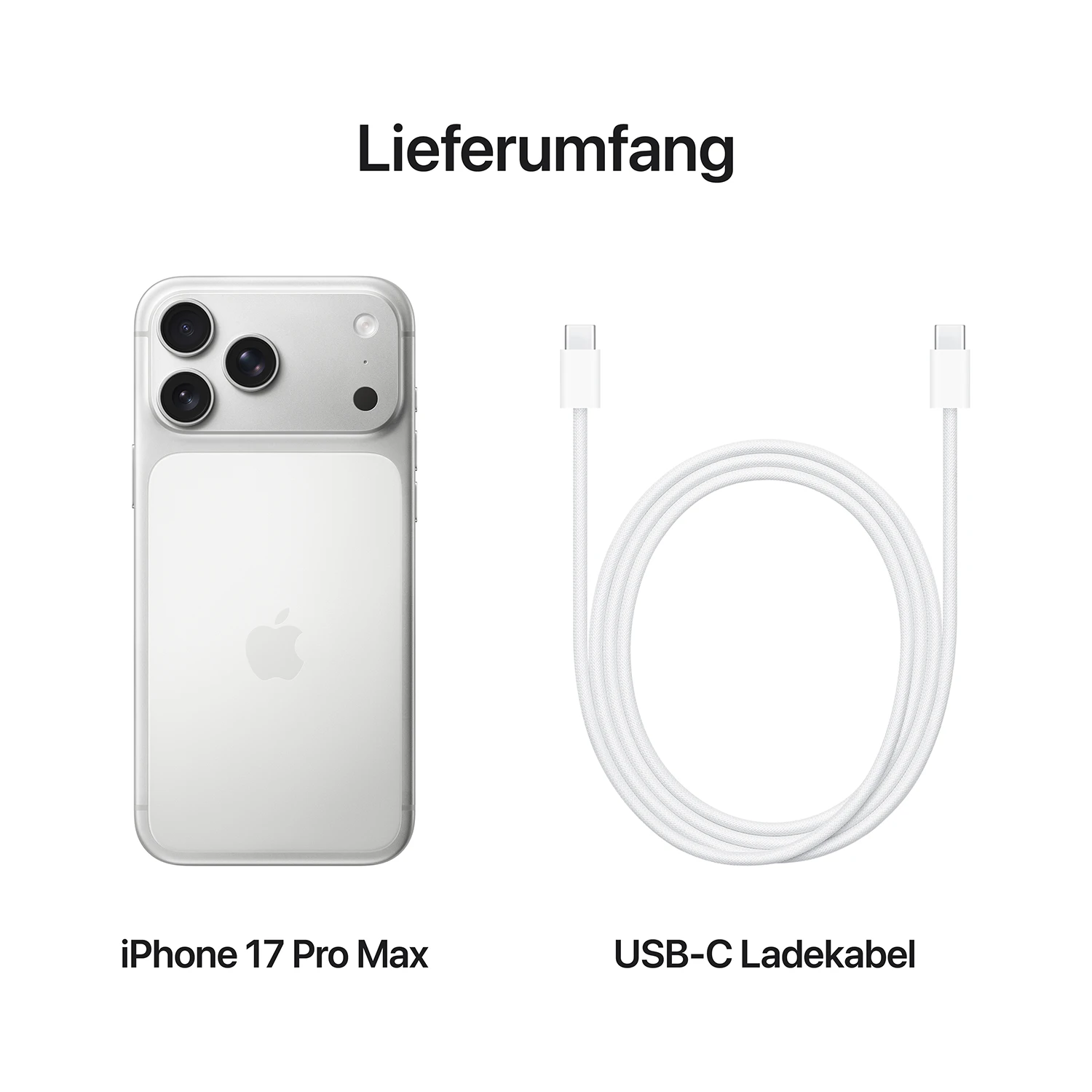 iPhone 17 Pro Max 256GB Silber iPhone 17 Pro Max 256GB Silber