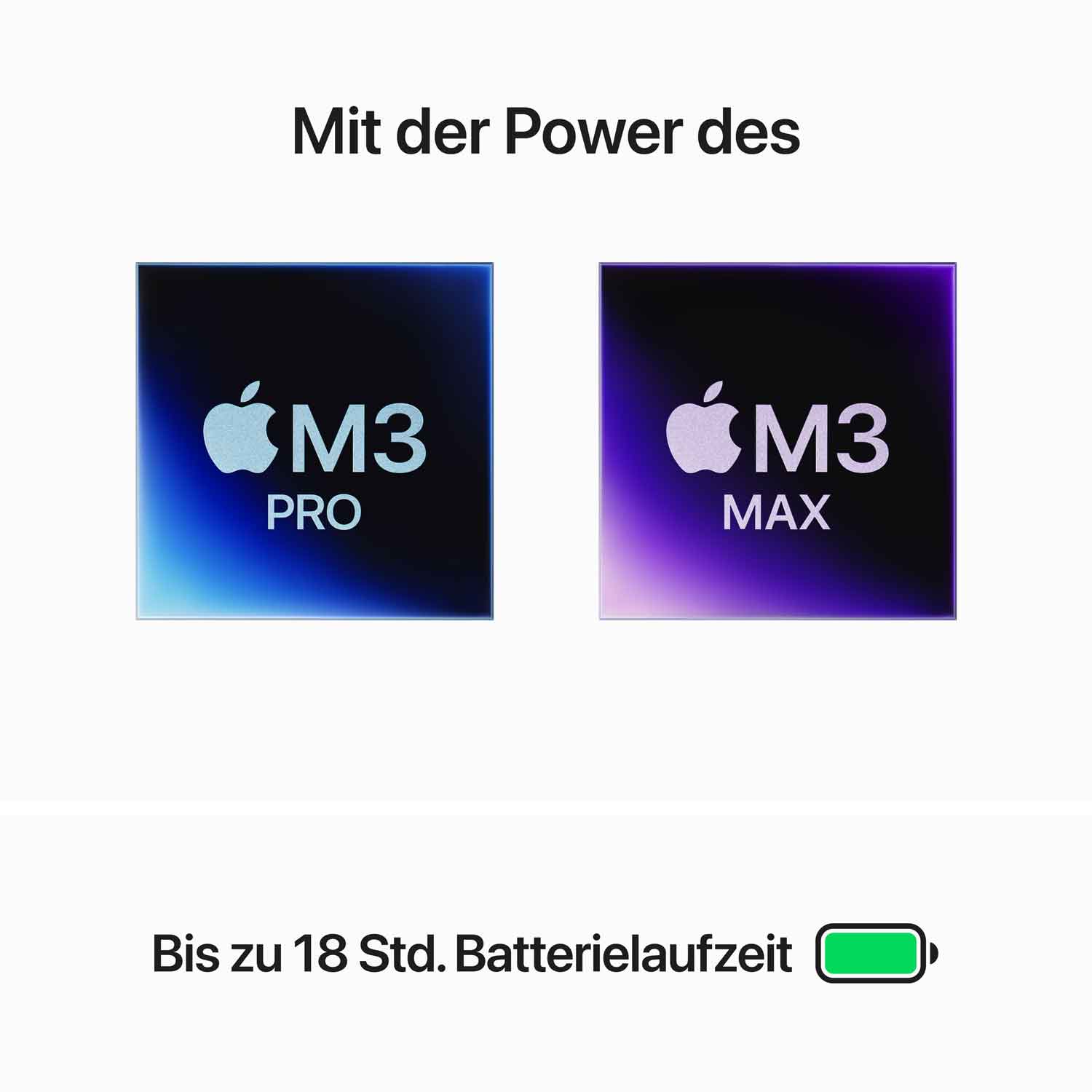 Apple MacBook Pro 14'' M3 Pro 12-Core CPU 18-Core GPU - 1TB - 18GB Space Schwarz - 2023