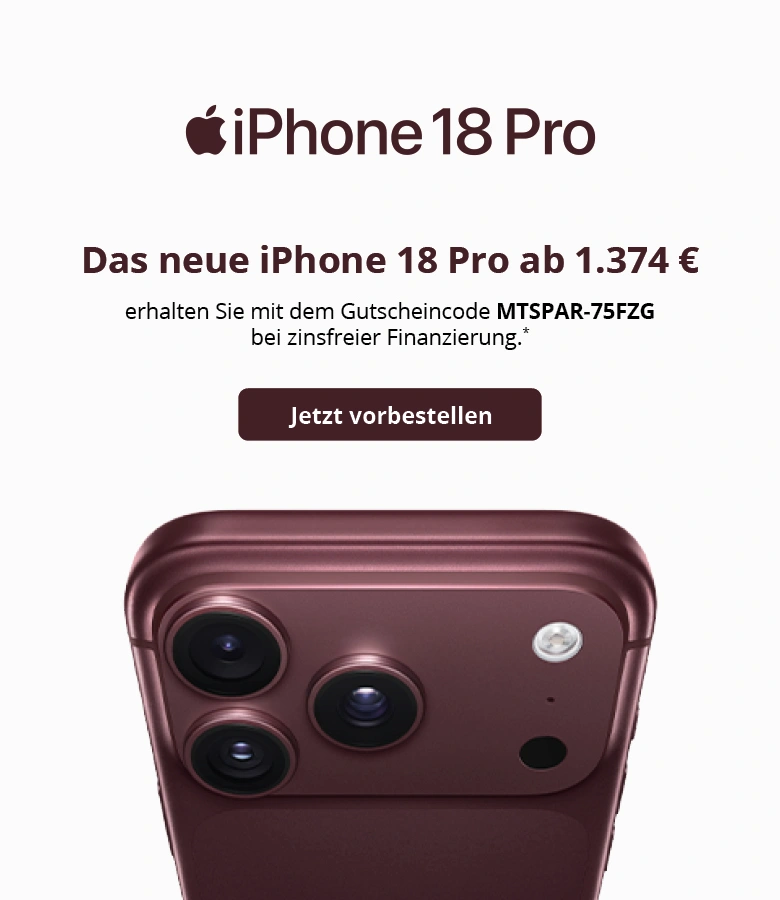 iPhone 18 Pro jetzt vorbestellen