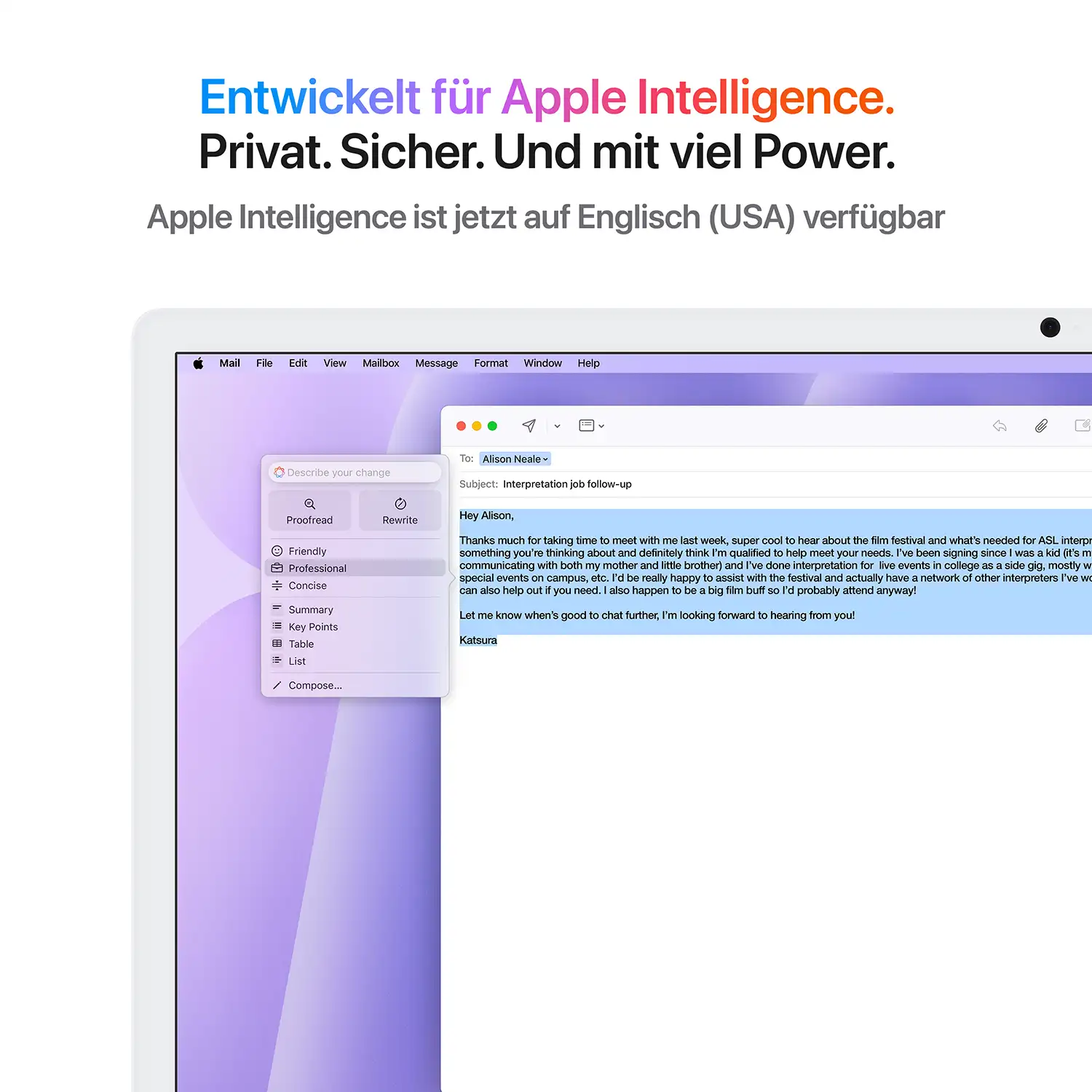 Produktbild: Imac m4 chip 2 port 24 in violett bild position 5