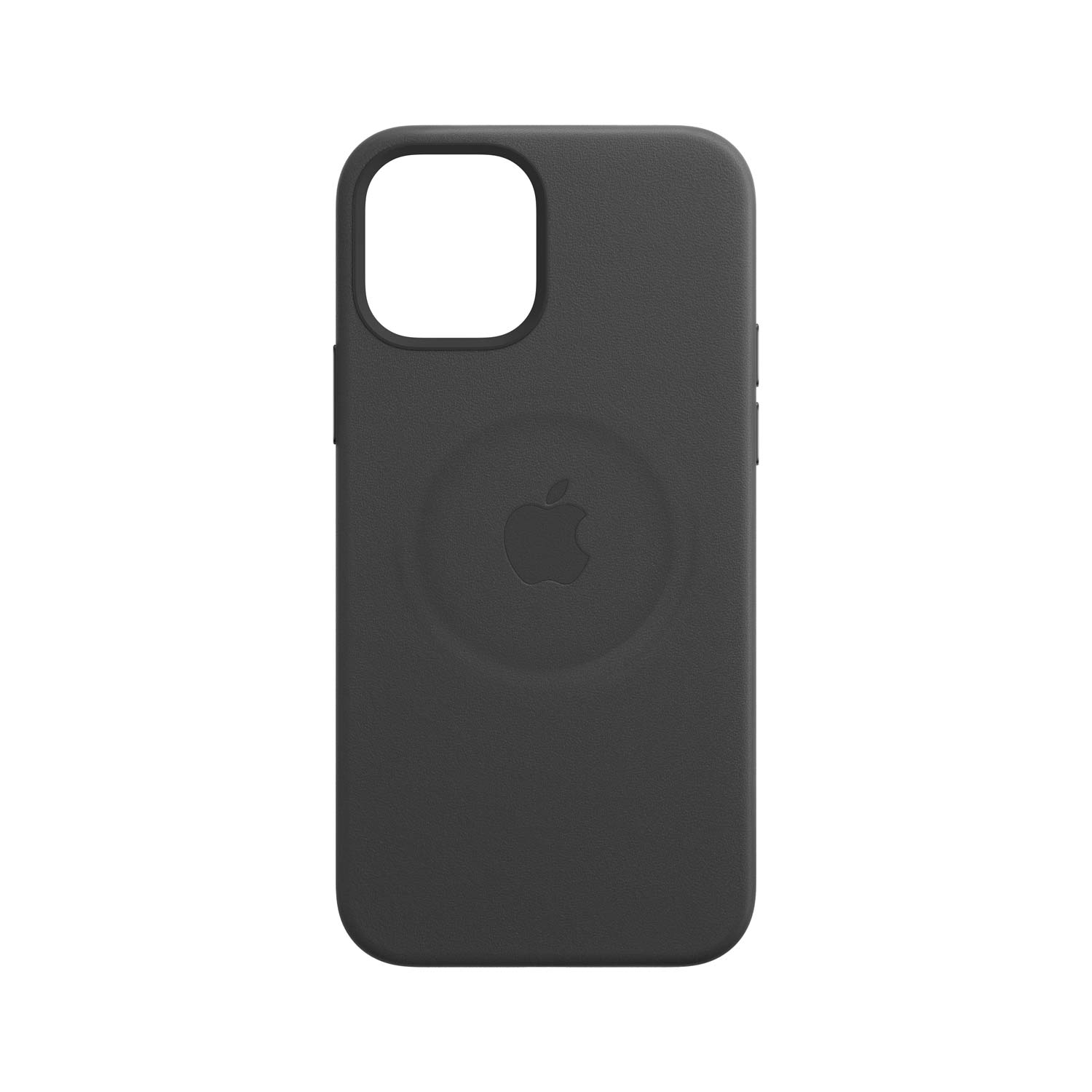 Apple iPhone 12 Mini Leder Case mit MagSafe Schwarz