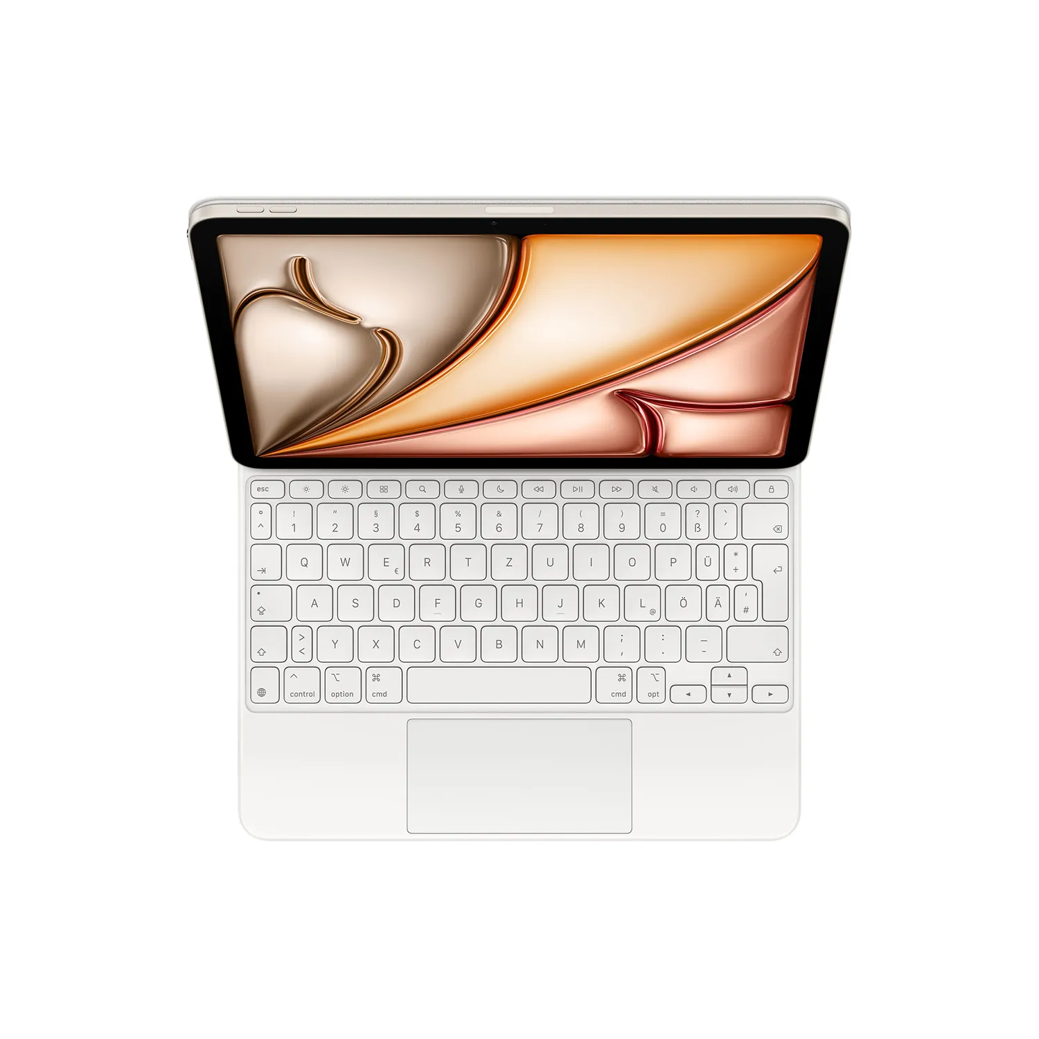 Produktbild Apple Magic Keyboard iPad 13 M3 weiß von oben