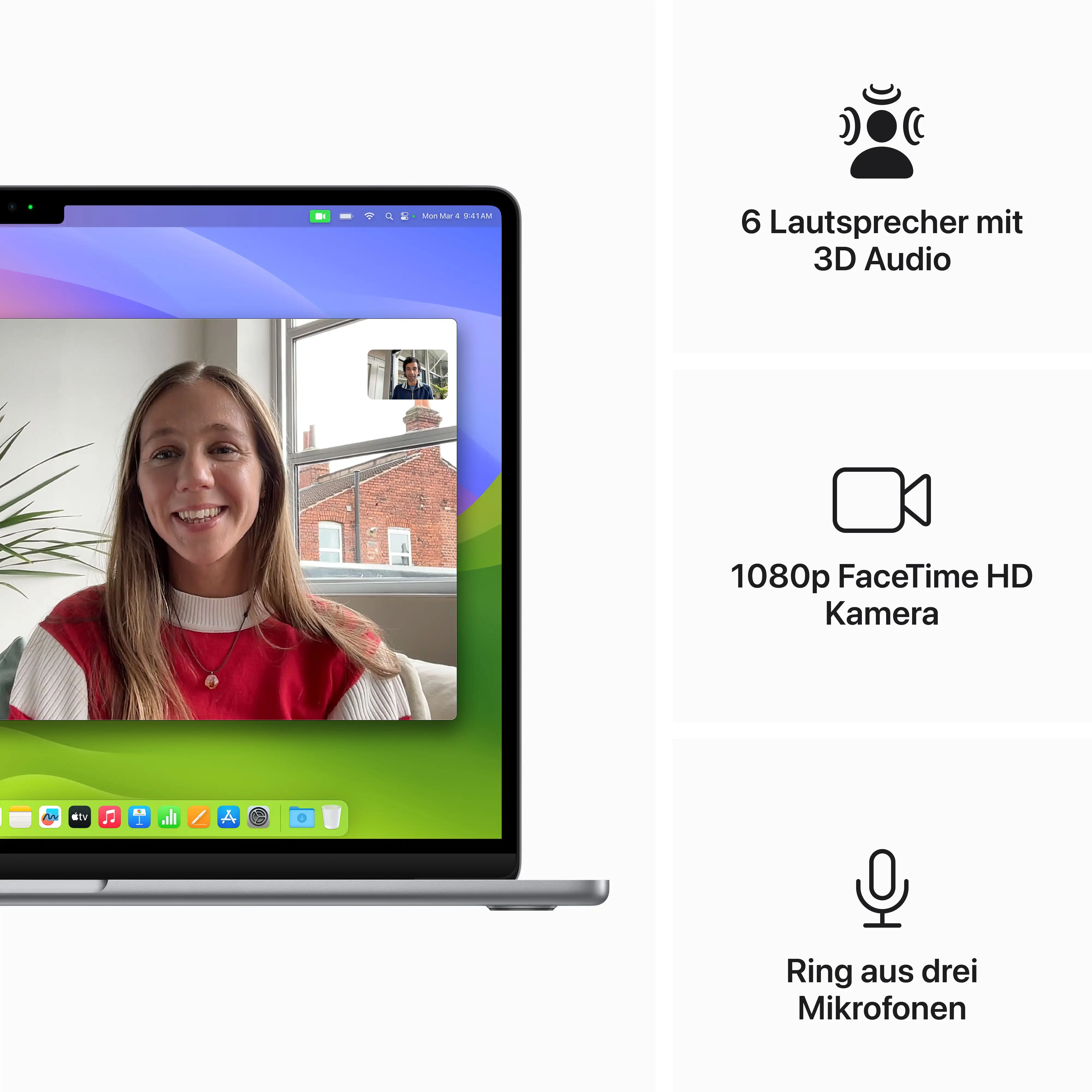 Produktbild: Macbook air 15 in m3 space grau bild position 6