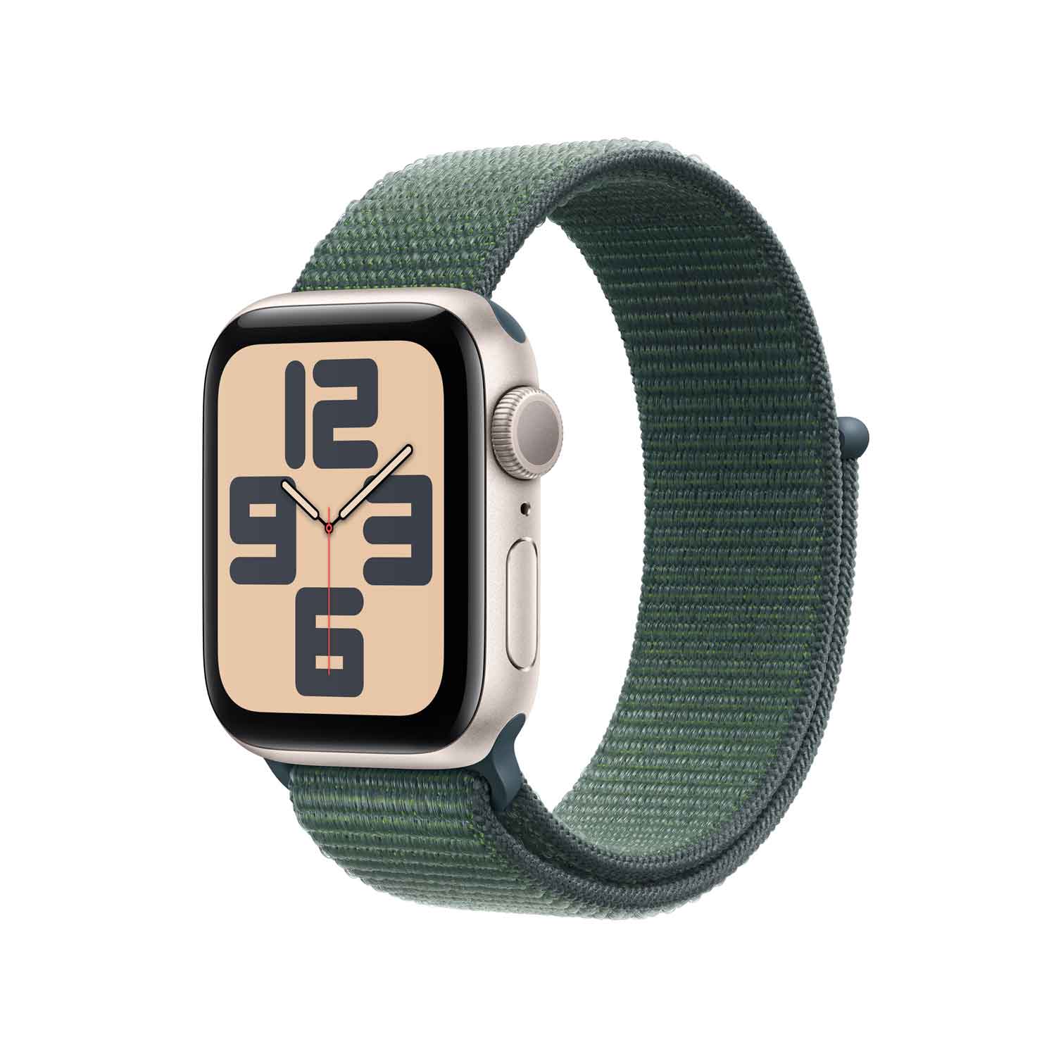 Apple Watch SE Aluminium 40mm Polarstern Sport Loop seegrun 2024