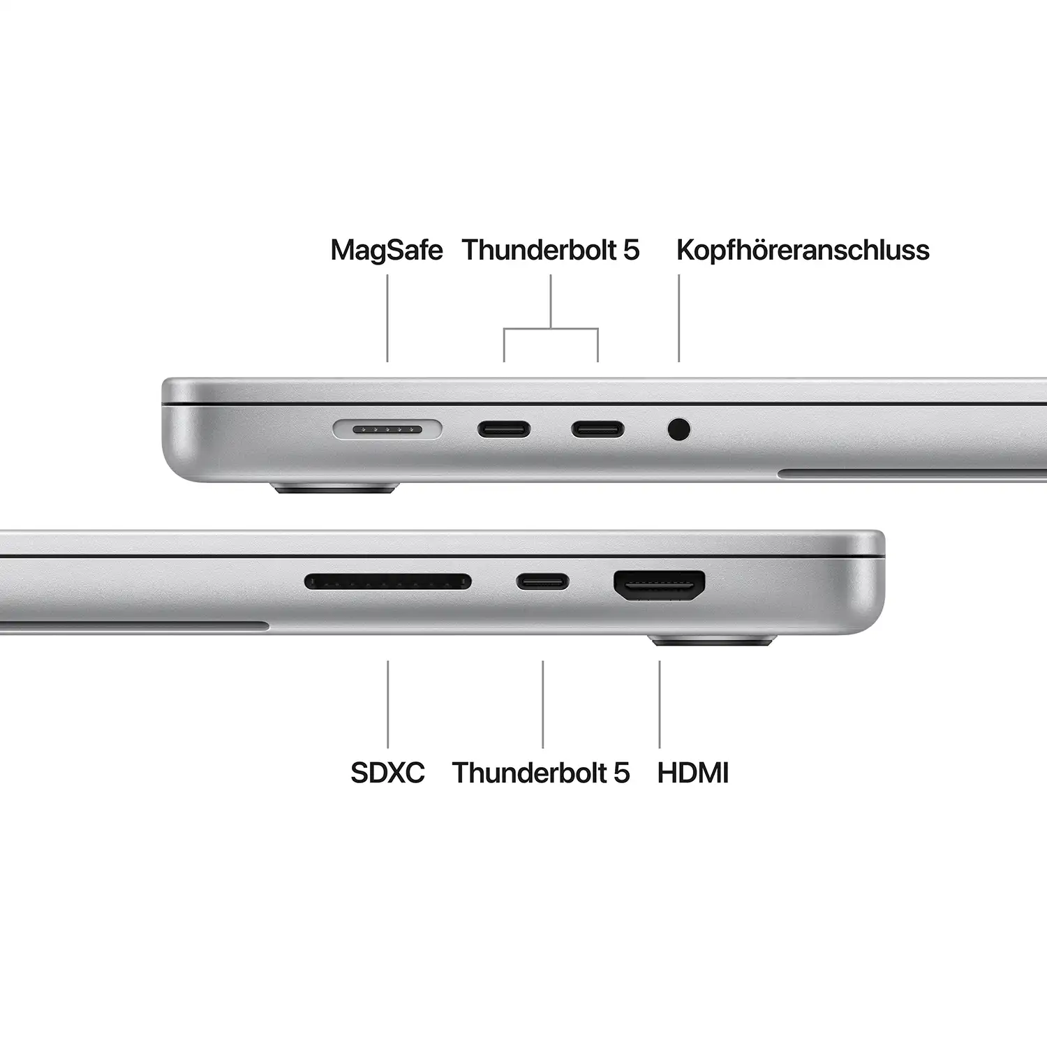CTO // Apple MacBook Pro 16'' - Silber - NanoGlas - M4Max-16-40 - 128GB - 8TBSSD