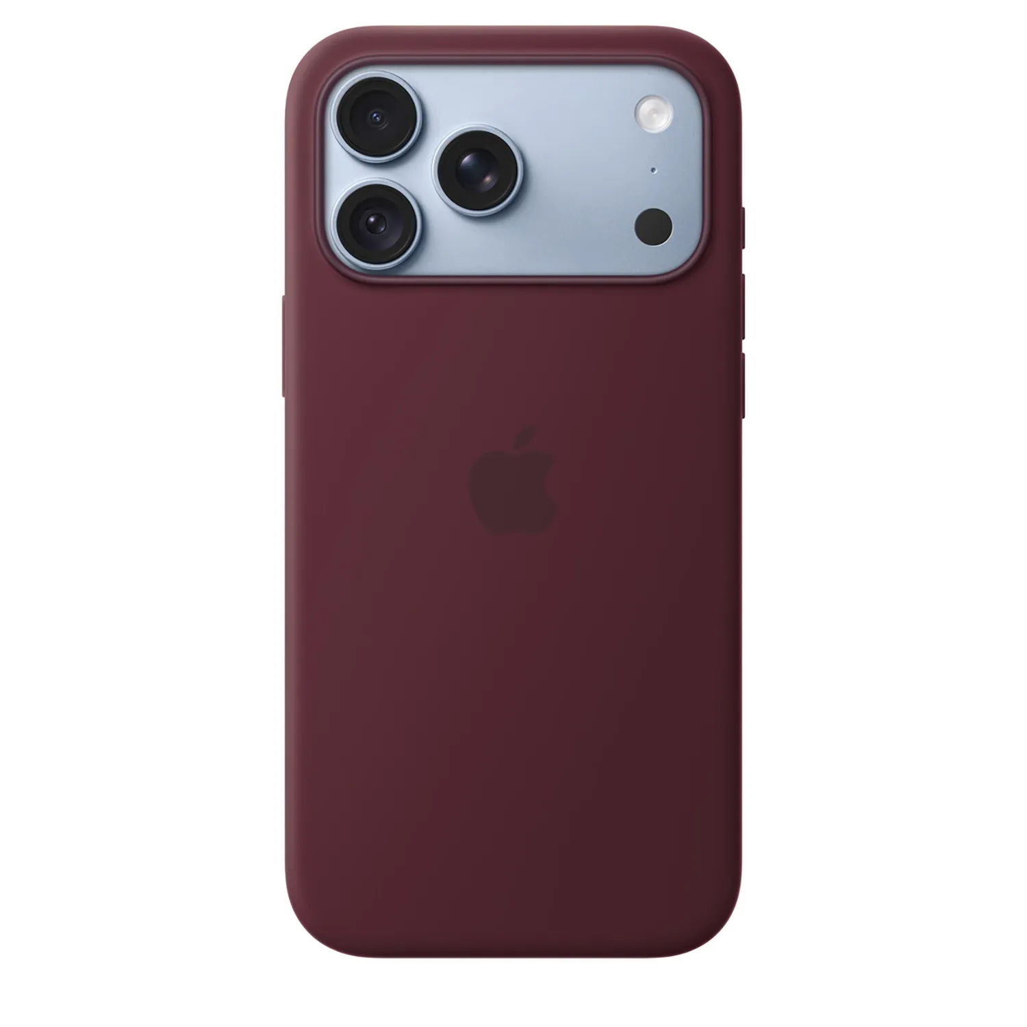 Apple Silikon Case iPhone 18 Pro Max mit MagSafe (burgunder)