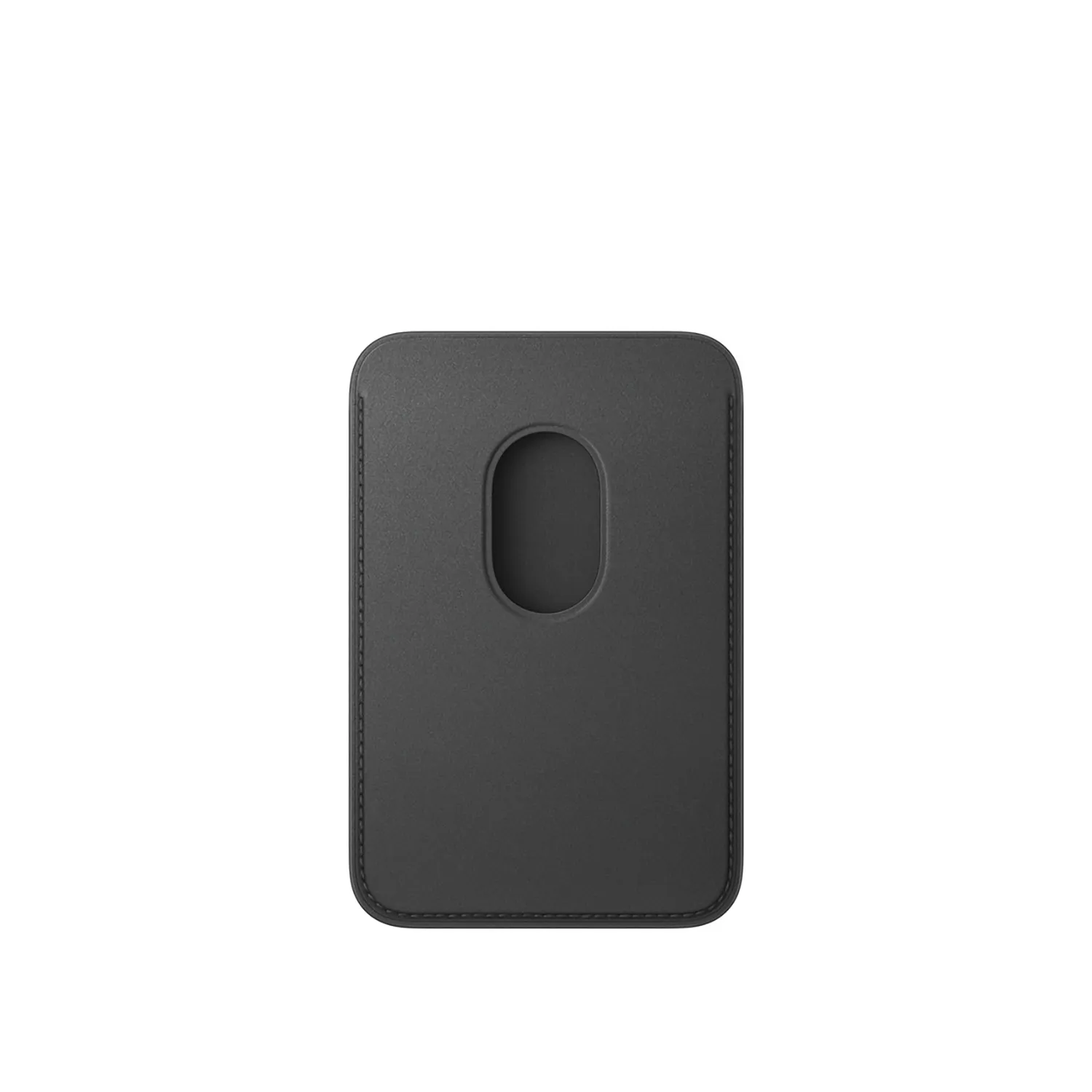 Apple iPhone Feingewebe Wallet mit MagSafe (schwarz)