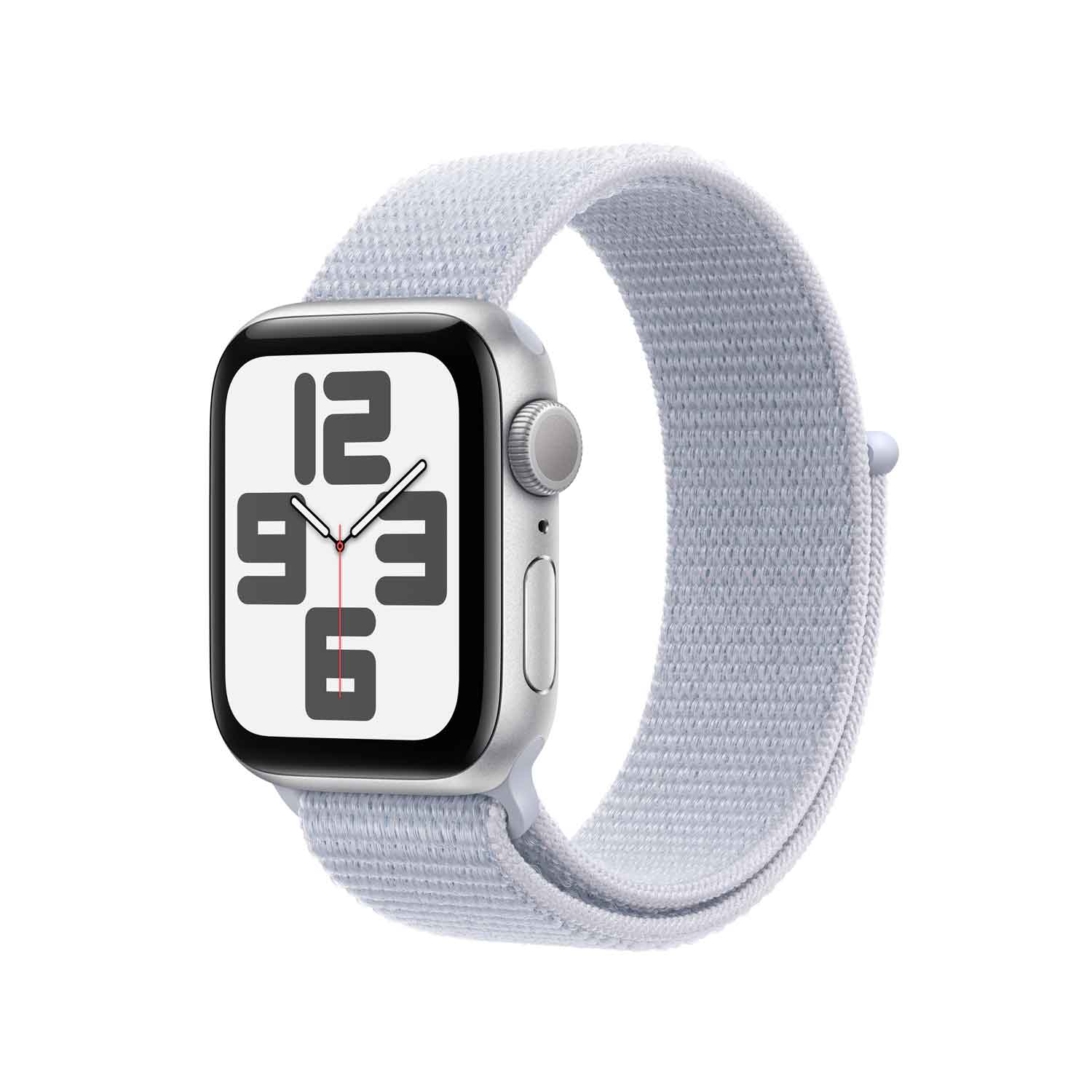 Apple Watch SE Aluminium 40mm Silber (Sport Loop blaue Wolke) - 2024