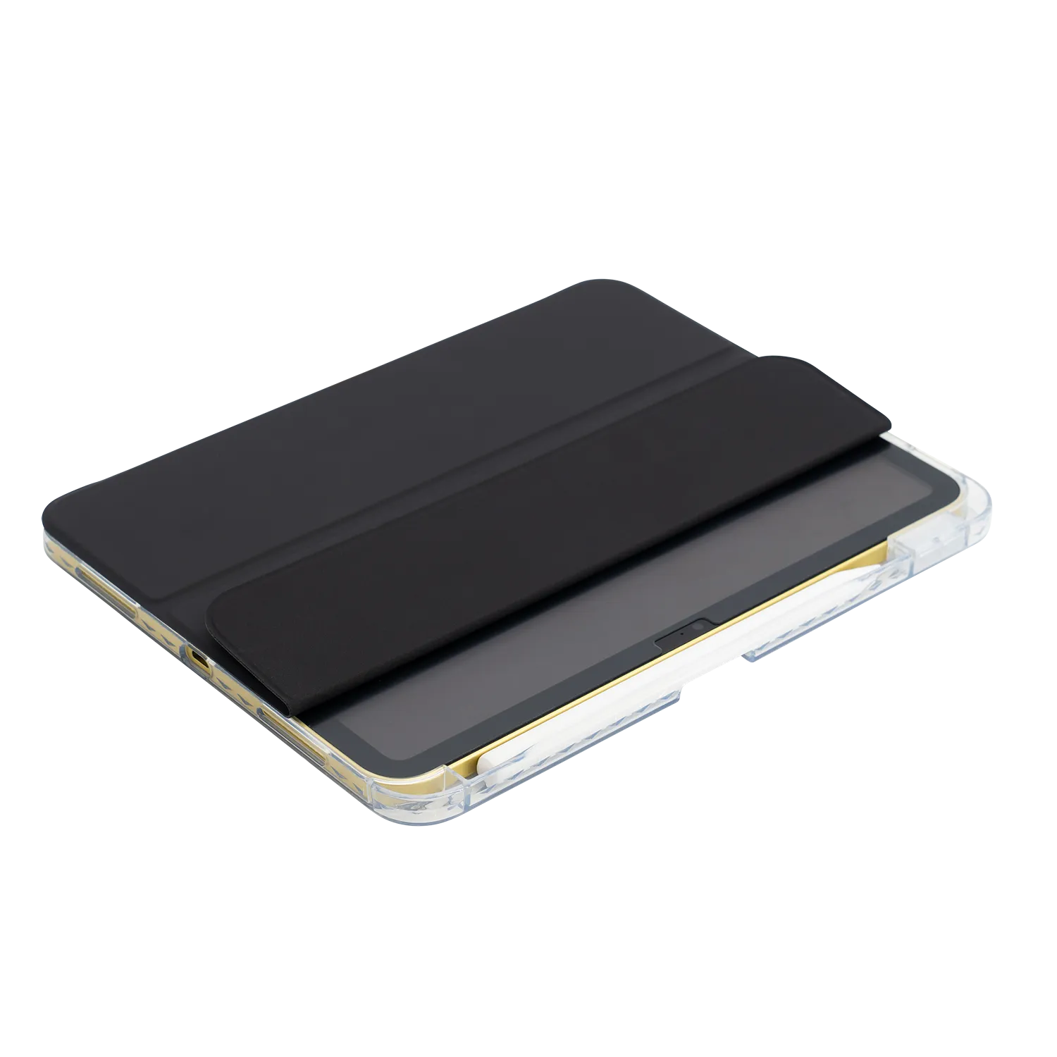 Shockguard THE TRANSPARENT iPad 10. Gen. & A16 Folio Case Schwarz