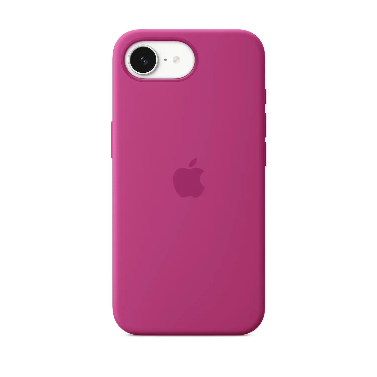 Apple Silikon Case iPhone 16e Fuchsia Produktbild: Iphone 16e hülle fuchsia1