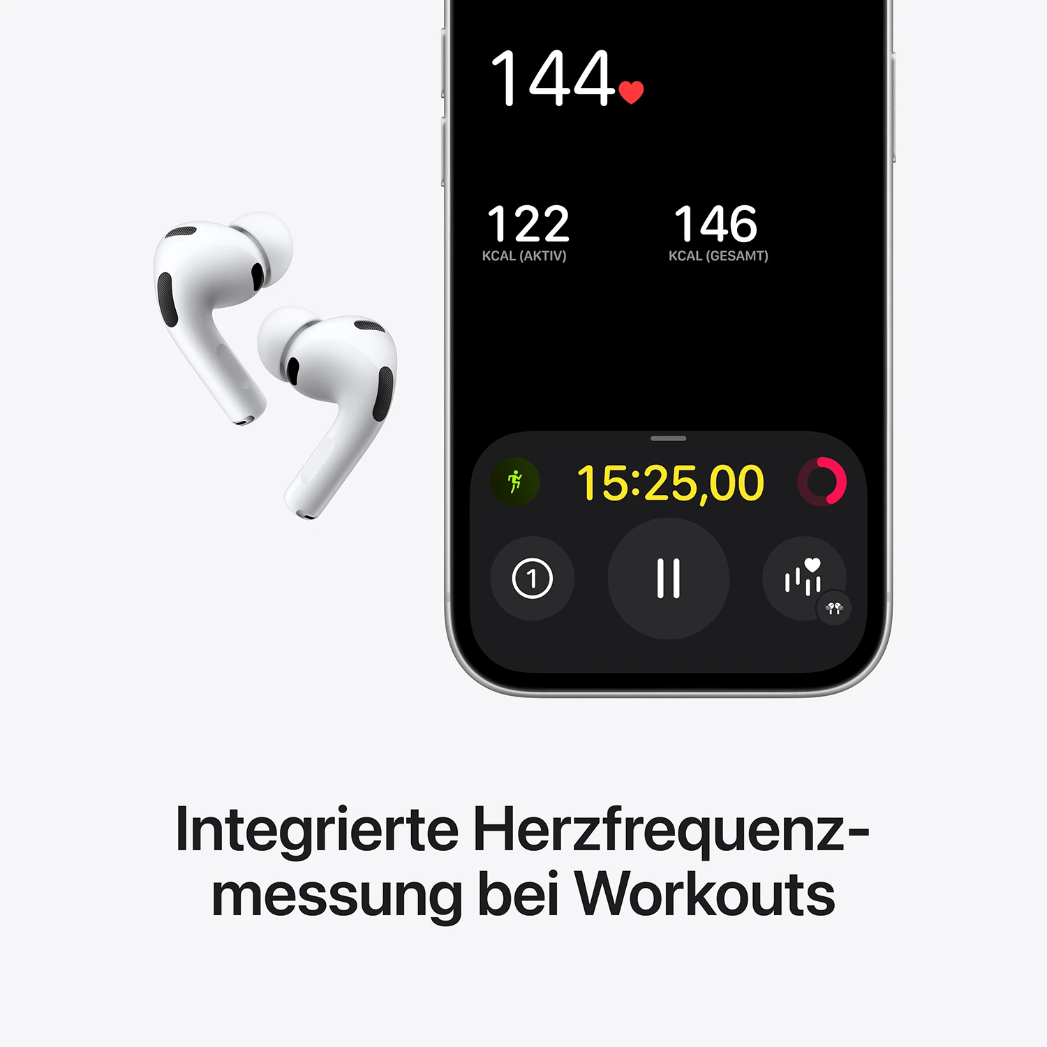 AirPods Pro 3 integrierte Herzfrequenzmessung