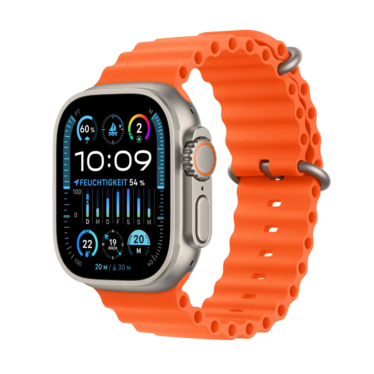 AppleWatch Ultra 2 Titanium Cellular 49mm (Ocean orange)