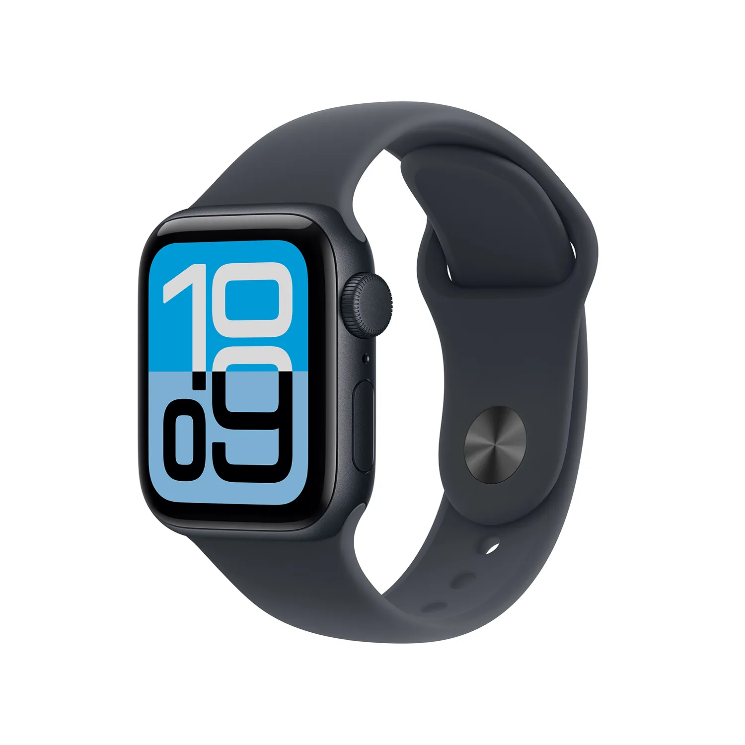 Produktbild Apple Watch SE 3 Mitternacht 40mm schräg von vorne