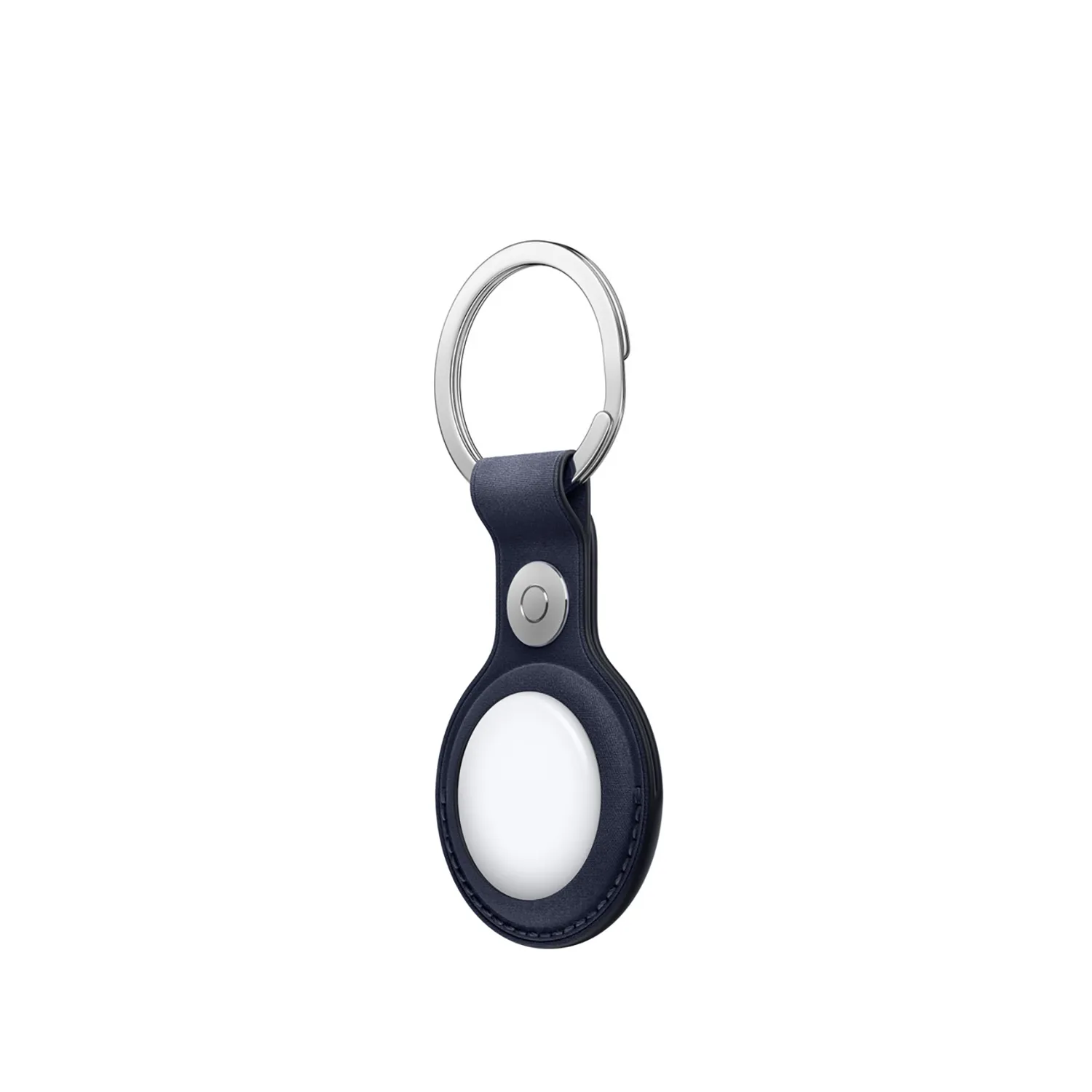 Apple AirTag Schlüsselanhänger aus Feingewebe (navy)