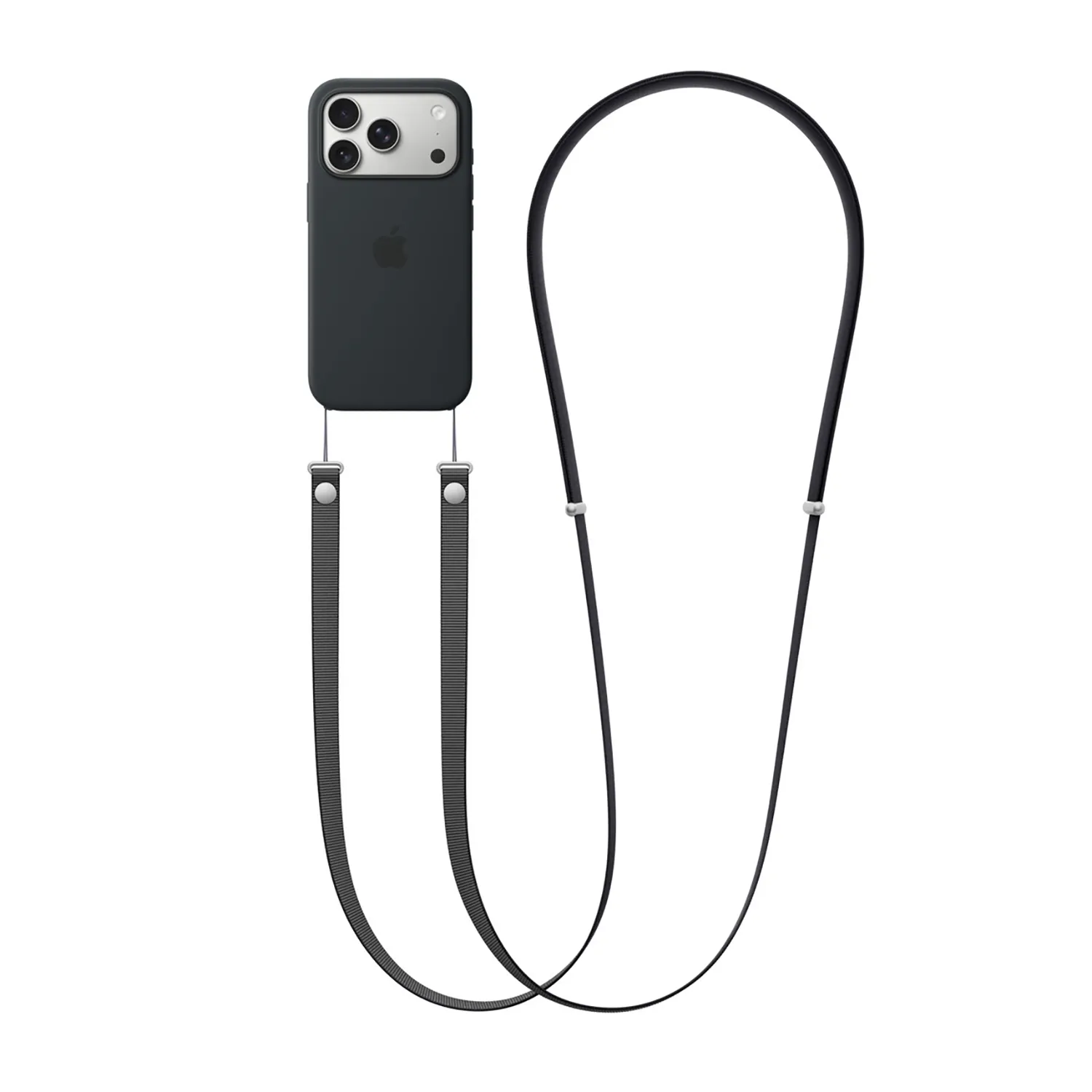 Apple Crossbody Band (schwarz)