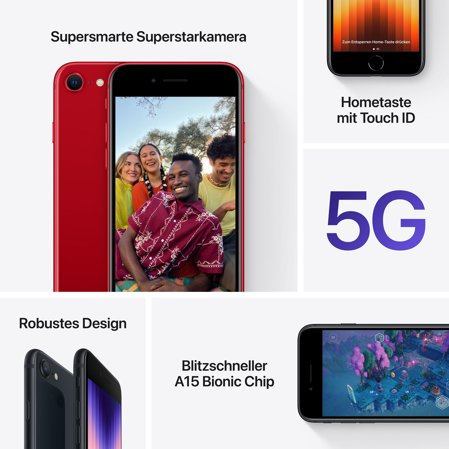 Apple iPhone SE 64GB - Polarstern Apple iPhone SE 64GB - Polarstern
