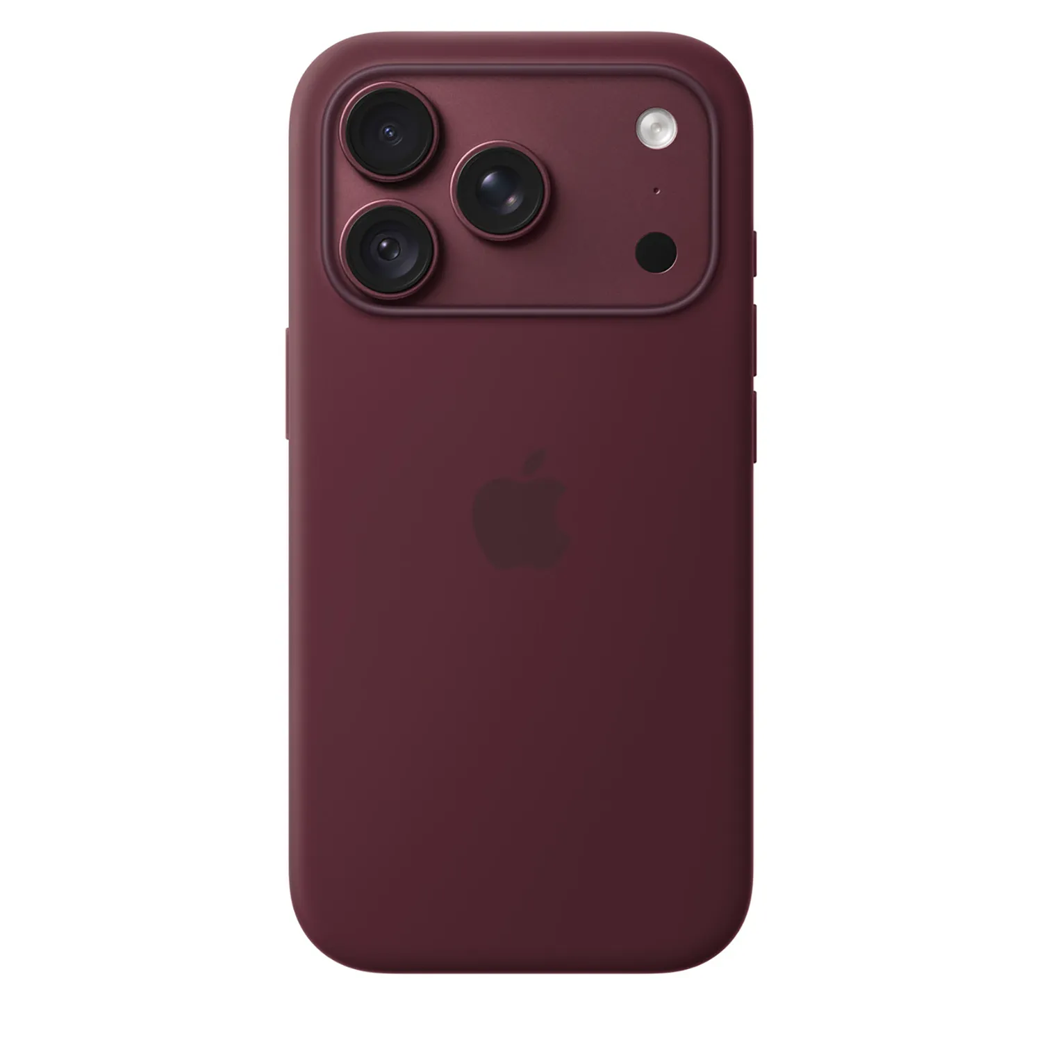 Apple Silikon Case iPhone 18 Pro mit MagSafe (burgunder)