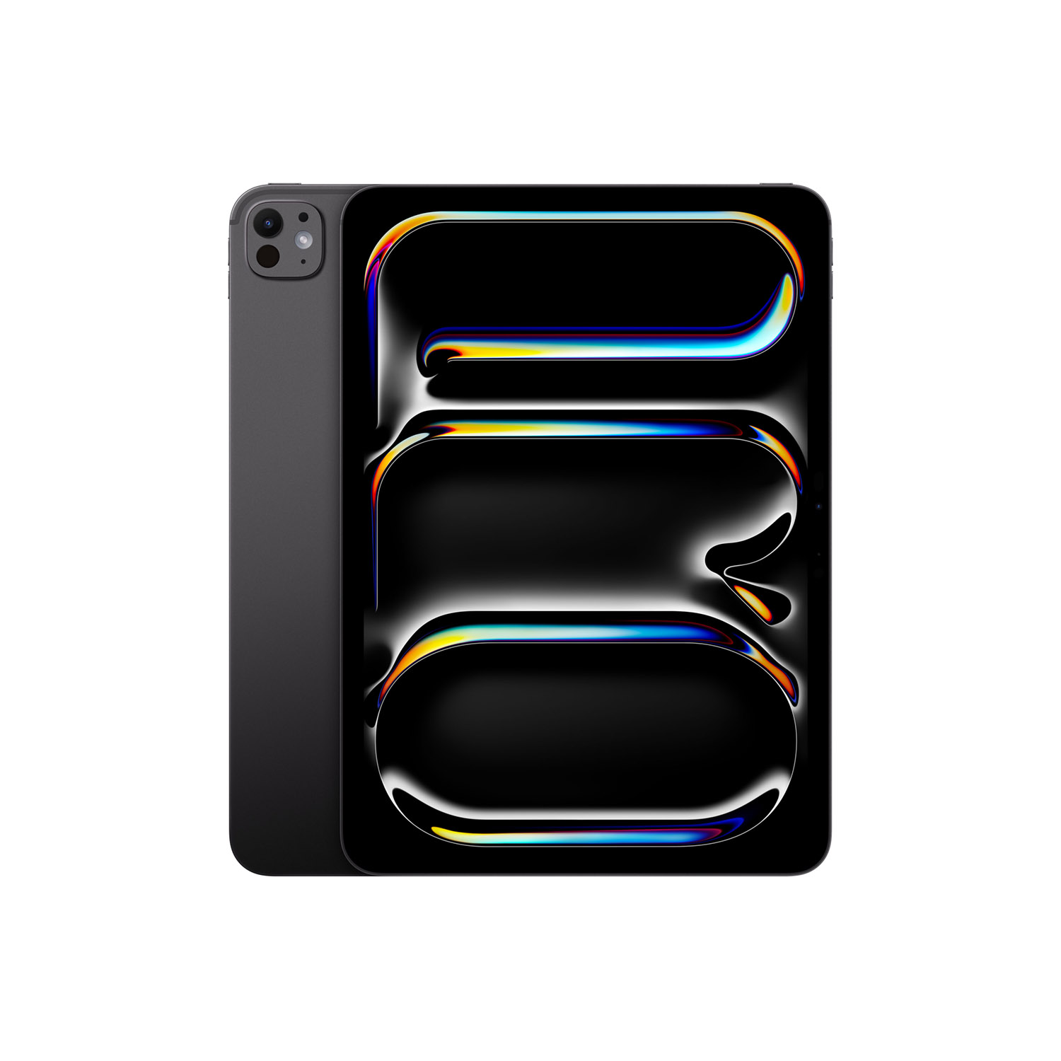 Apple iPad Pro 11 Wi-Fi 256 GB Standardglas - Space Schwarz 5.Gen 2024 Produktbild: Ipad pro 11 m4 wifi space schwarz bild position 1b