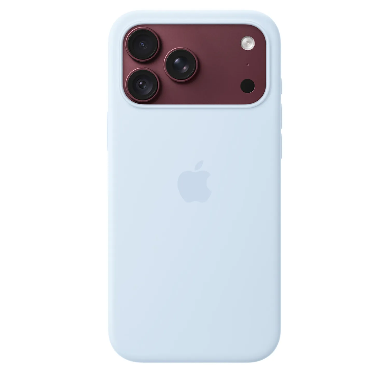 Apple Silikon Case iPhone 18 Pro Max mit MagSafe (klarblau)