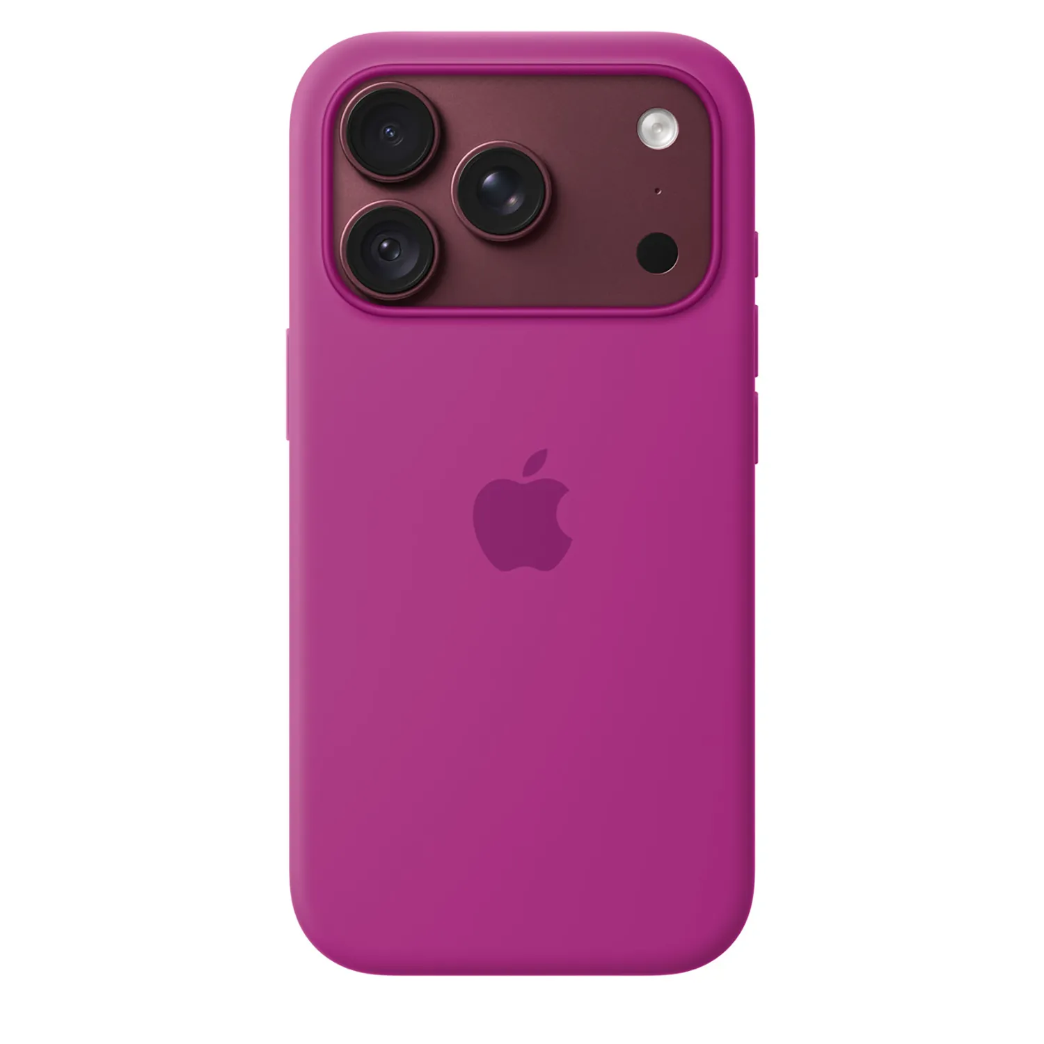 Apple Silikon Case iPhone 18 Pro mit MagSafe (magenta)