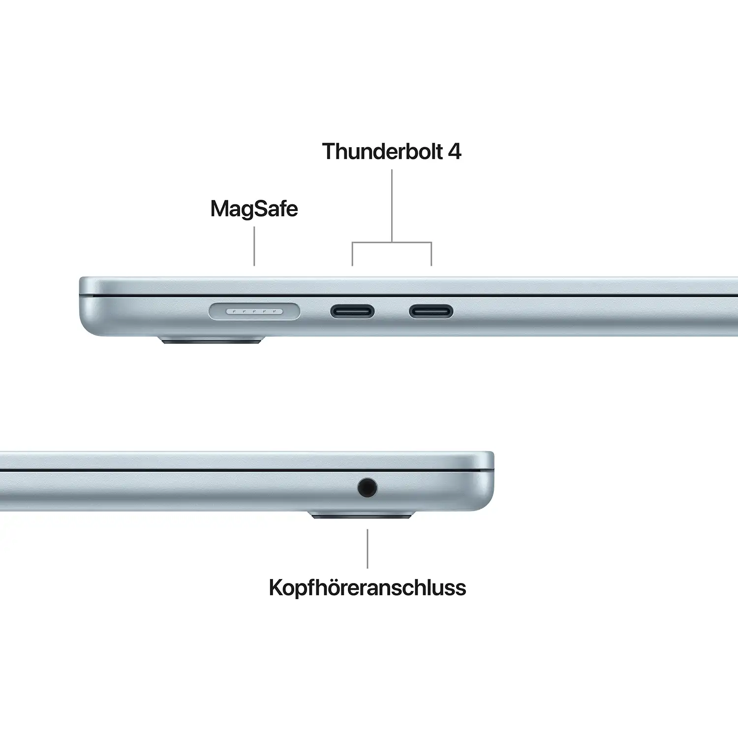 Macbook Air 15'' - M4  10-Core CPU  10-Core GPU - 16 GB - 512 GB SSD - Himmelblau - 2025