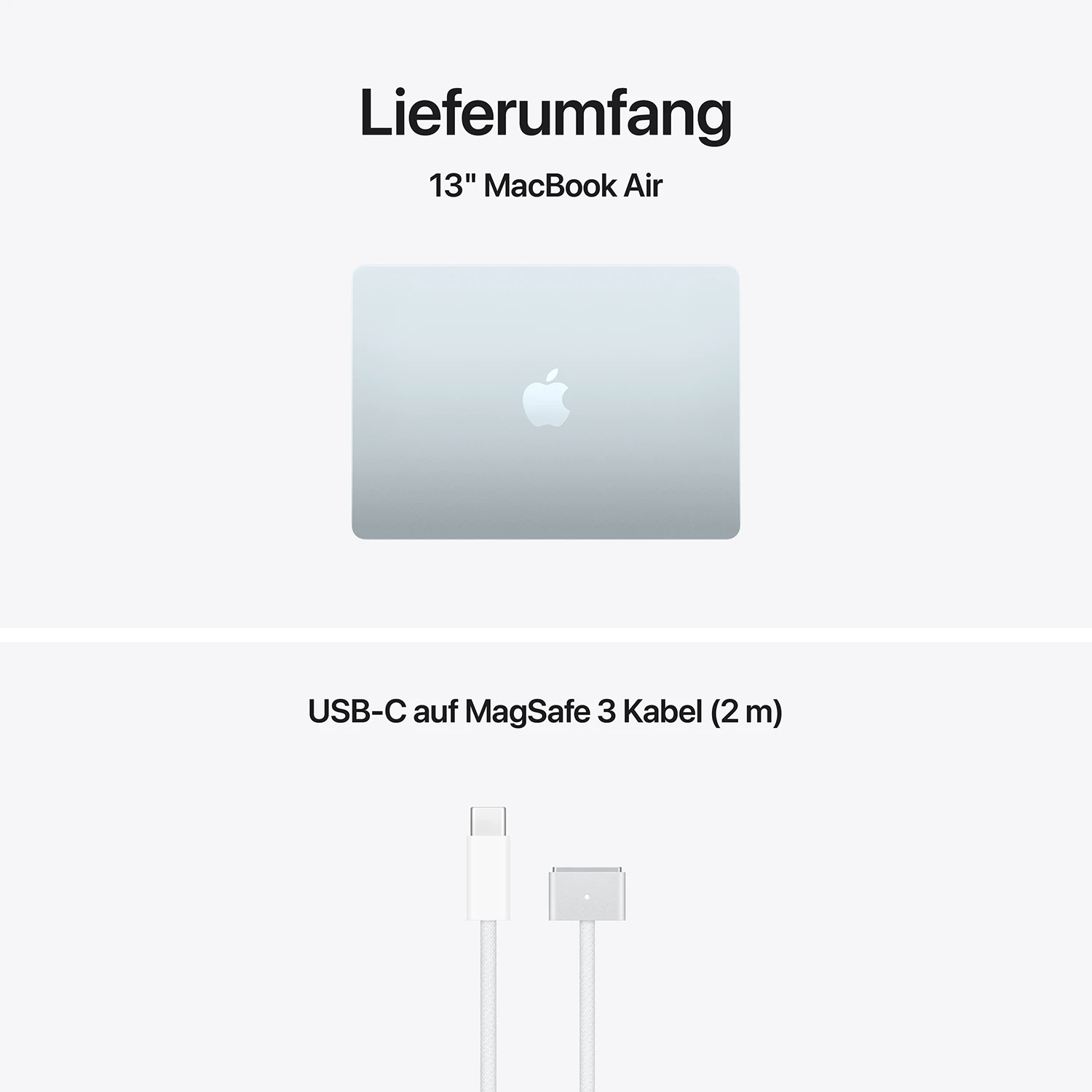 Macbook Air 13'' M5  10-Core CPU  10-Core GPU - 24 GB - 1 TB SSD - Himmelblau - 2026