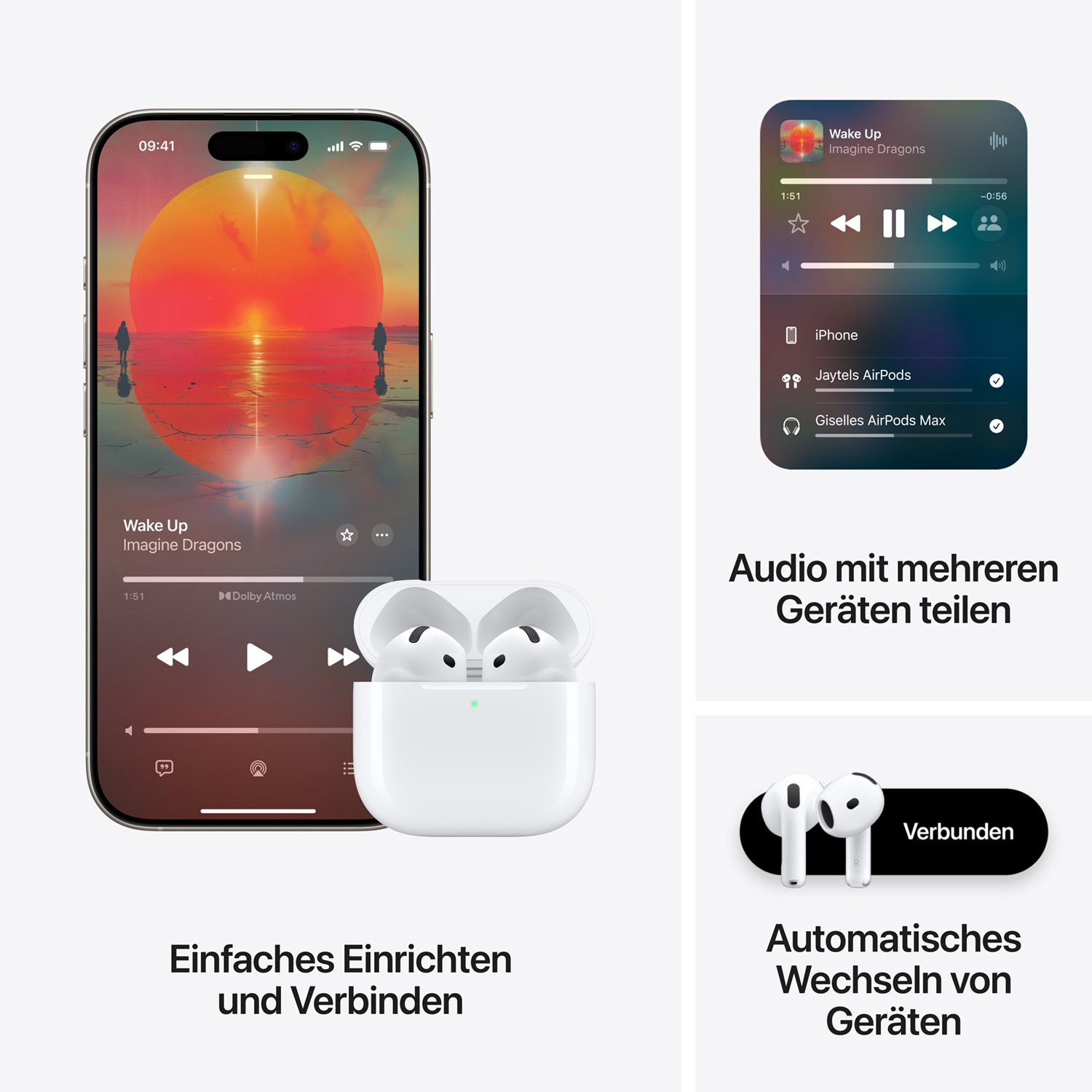 Apple AirPods 4 - ohne Active Noise Cancellation Produktbild: Airpods 4 bild position 7