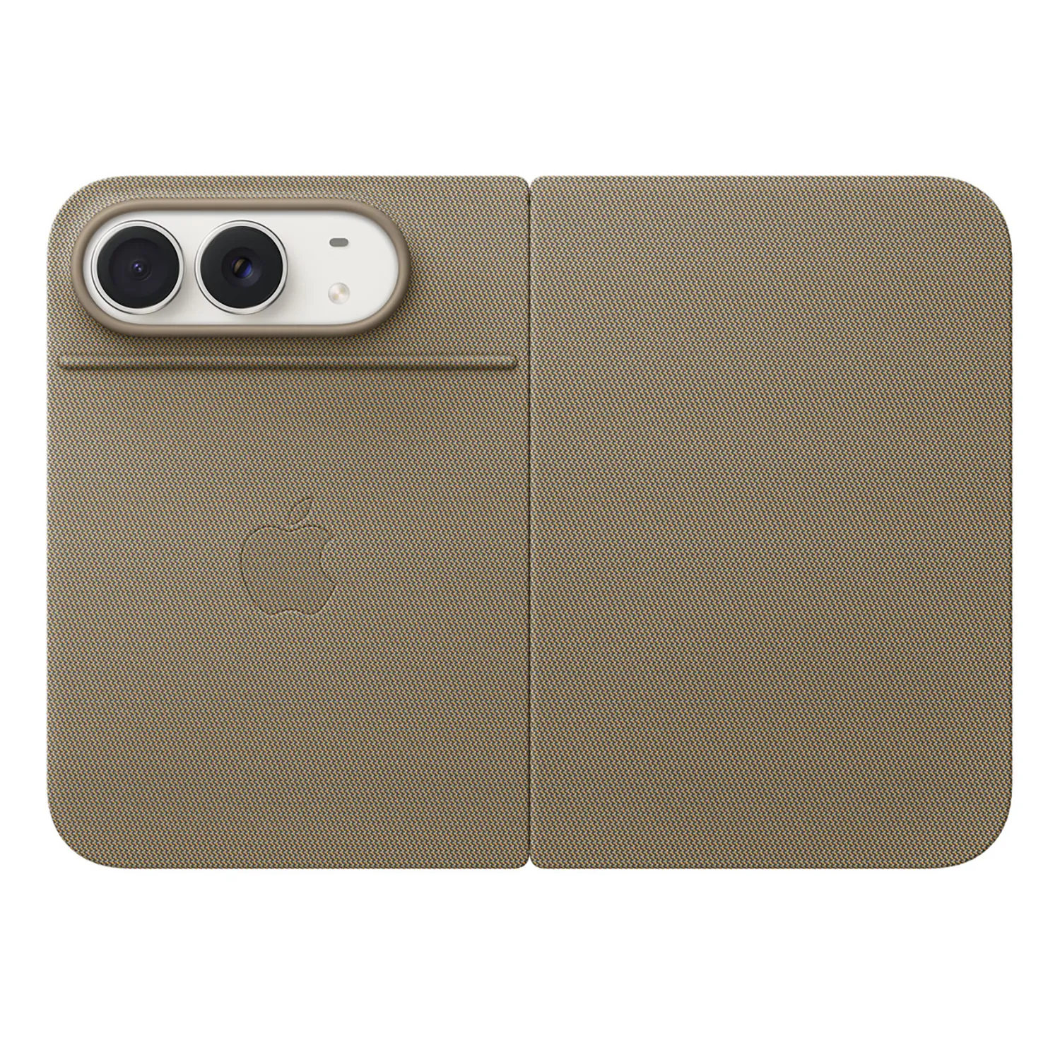 Apple Folio iPhone Duo mit Standfuß (taupe)