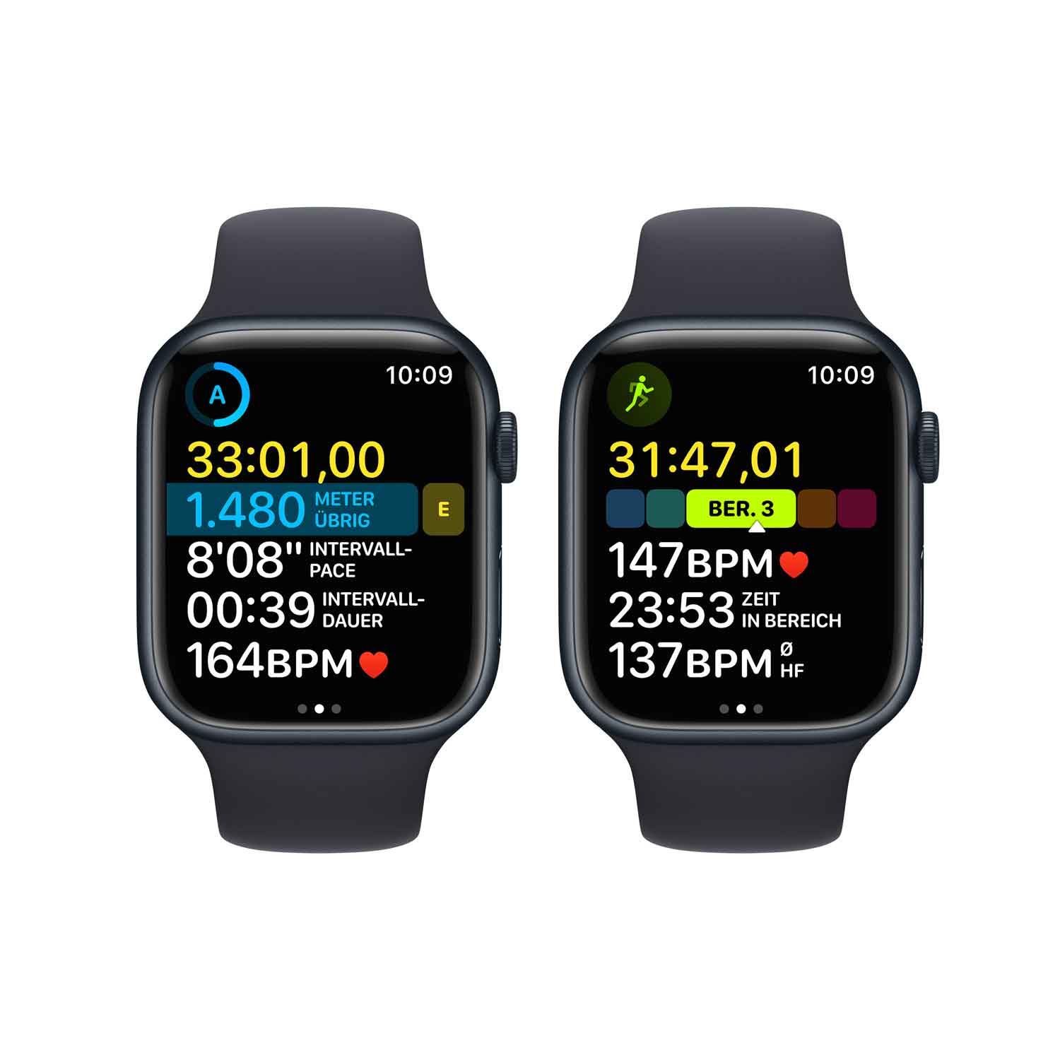 RP Apple Watch S8 Aluminium 41mm Mitternacht Sportarmband mitternacht