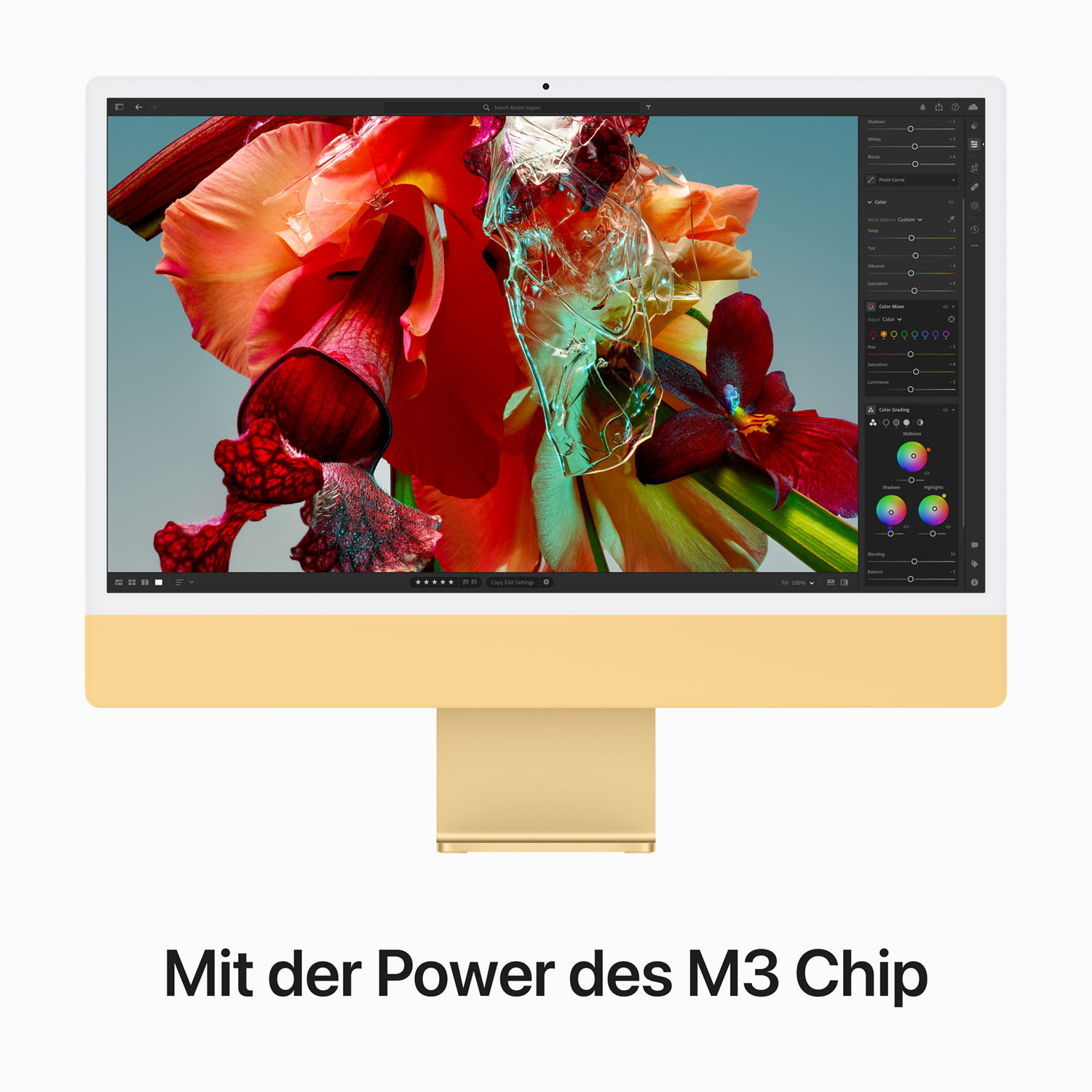 iMac 24'' - M3 8-Core CPU - 10-Core GPU - Gelb - 24GB - 1TBSSD - Maus - TID-ZFB