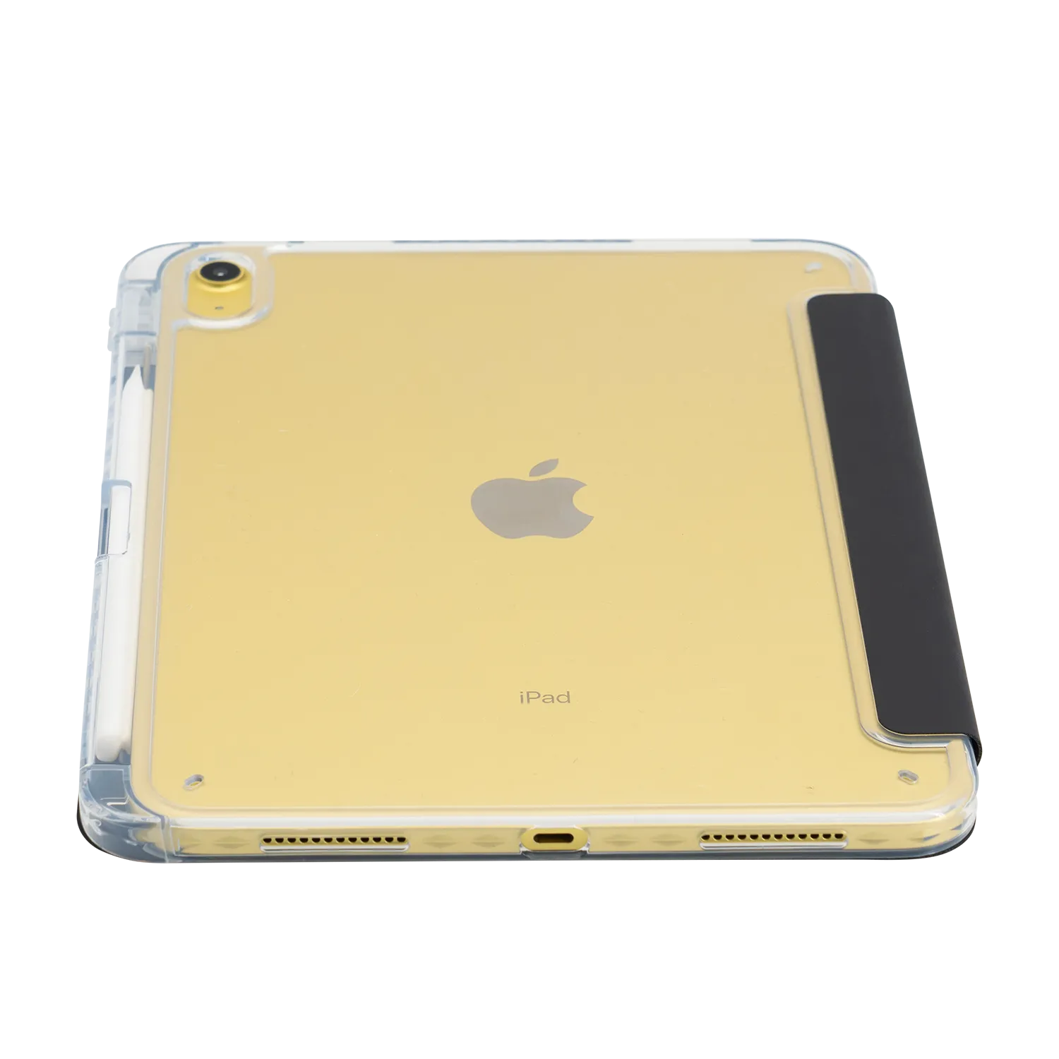Shockguard THE TRANSPARENT iPad 10. Gen. & A16 Folio Case Schwarz