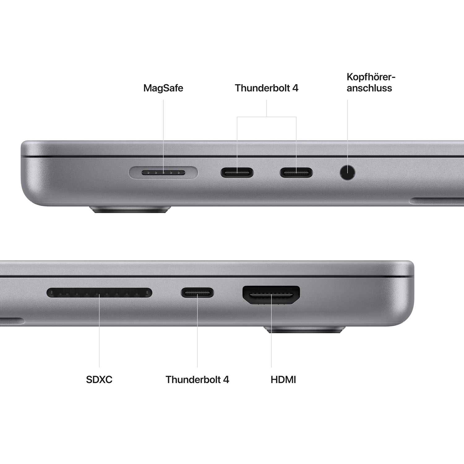 Apple MacBook Pro 16'' M2 Pro 12-Core 1TB 16GB Space Grau - 2023