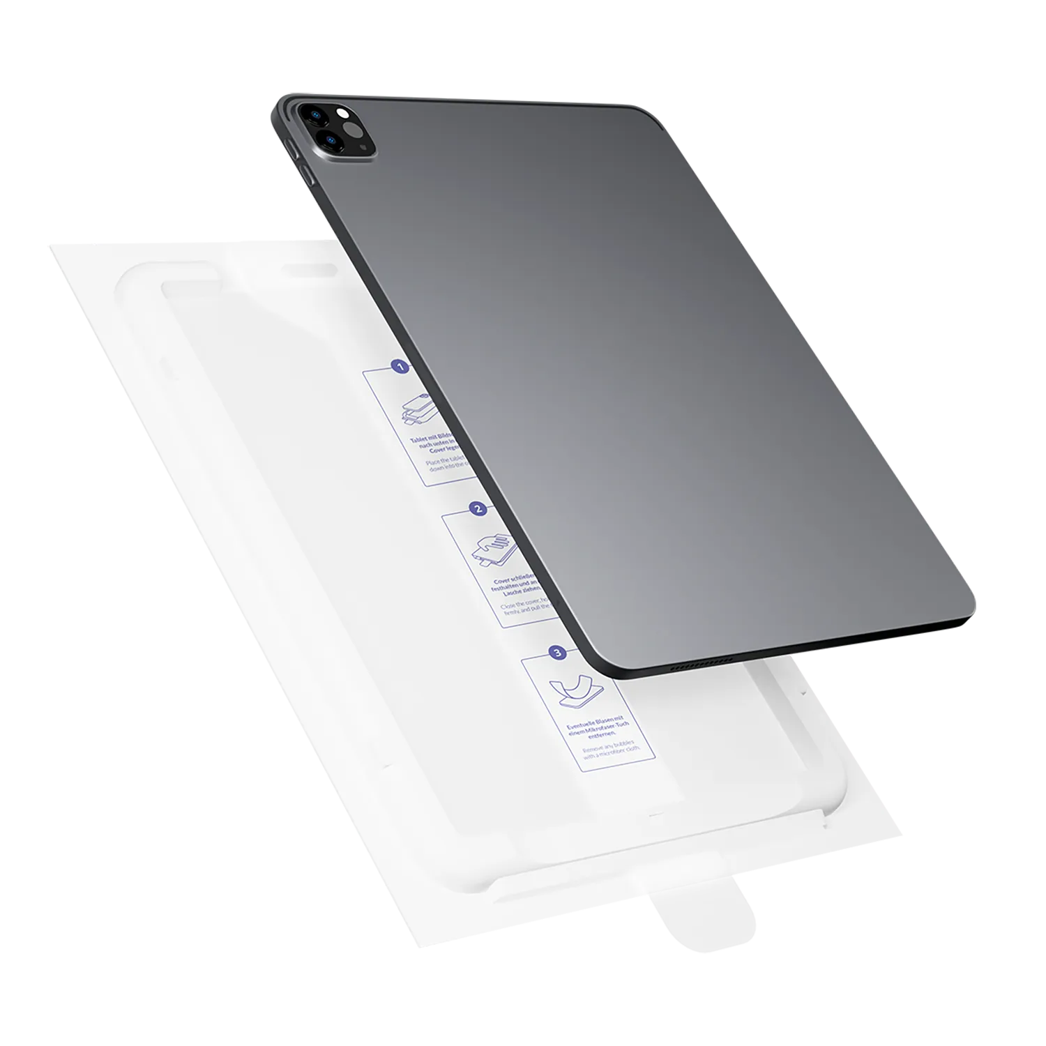 0752454282067 - Shockguard EasyShield XBlue iPad 10th Gen &amp  A16 inkl Positionierhilfe
