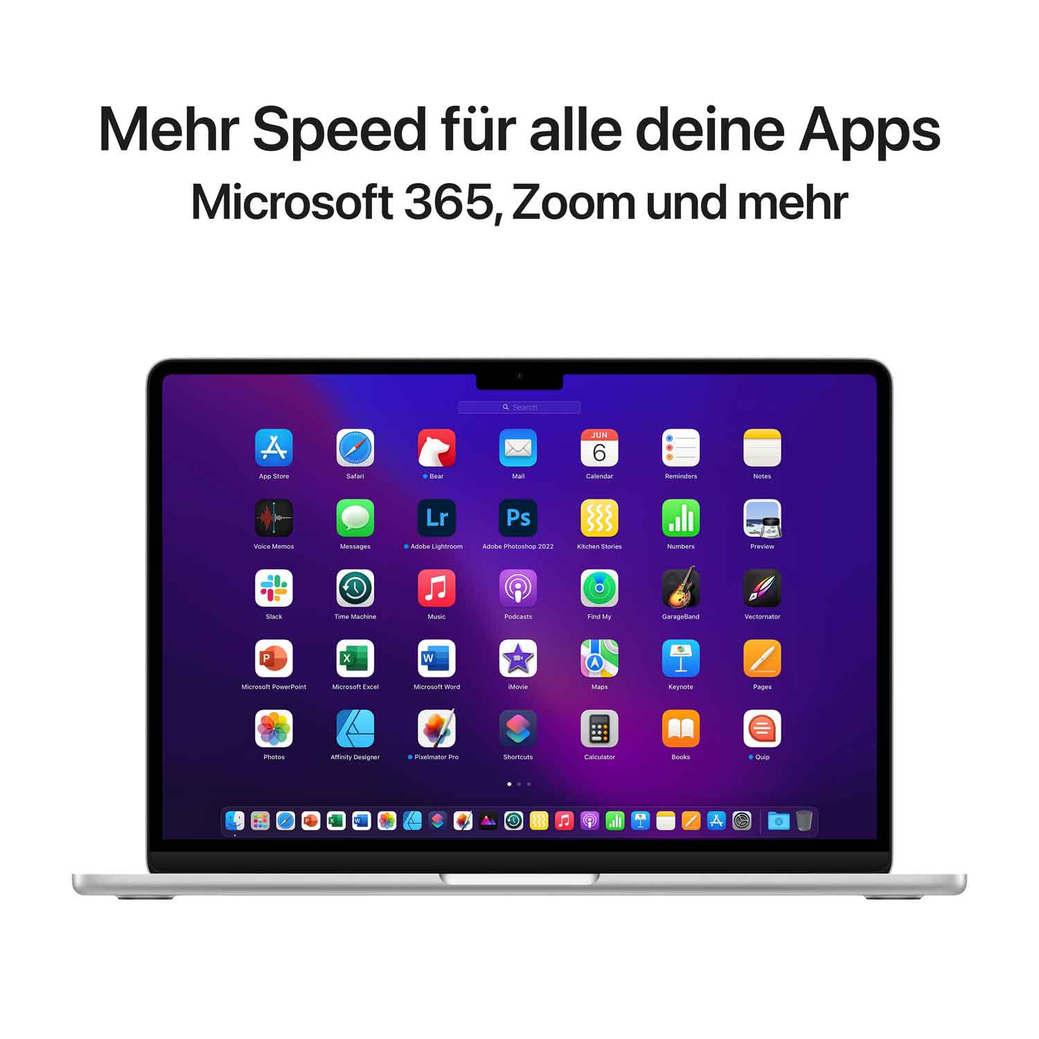 Macbook Air 13.6'' - M2 8-Core - 8-Core GPU - 8 GB - 256 GB SSD - Silber // 2022 Macbook Air 13.6'' - M2 8-Core - 8-Core GPU - 8 GB - 256 GB SSD - Silber // 2022