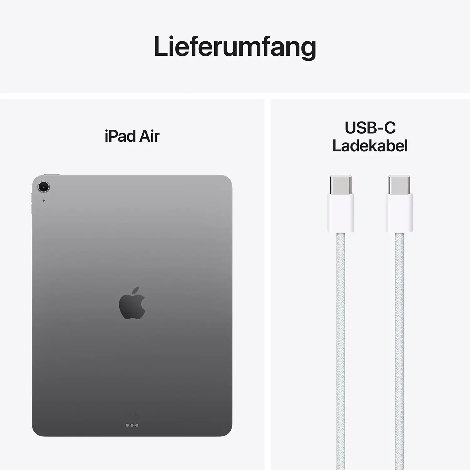 Apple iPad Air 13 Wi-Fi 128 GB Spacegrau - 2025 Produktbild: Ipad air 13 inch m3 wifi space grau bild position 10