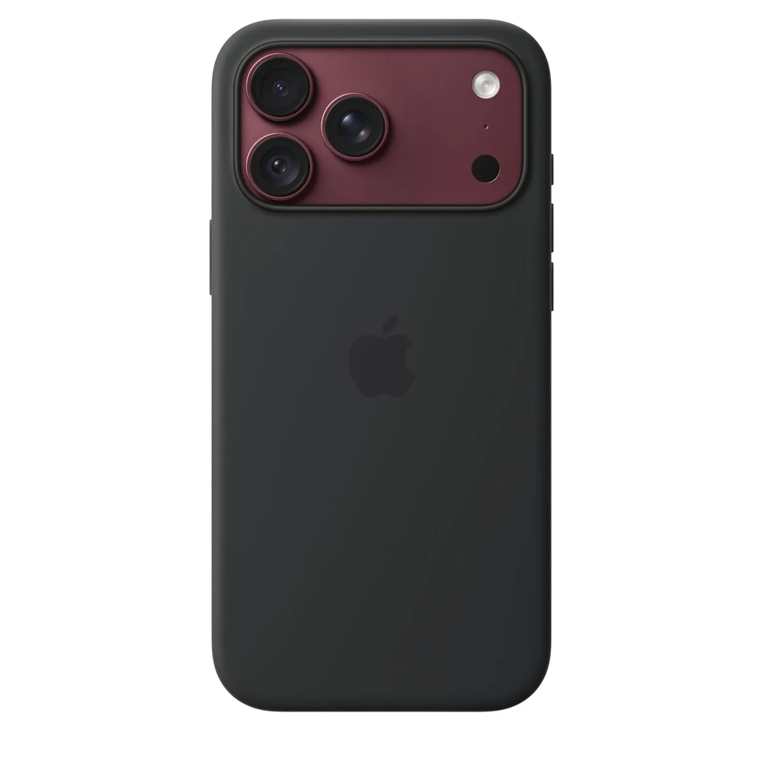 Apple Silikon Case iPhone 18 Pro Max mit MagSafe (schwarz)