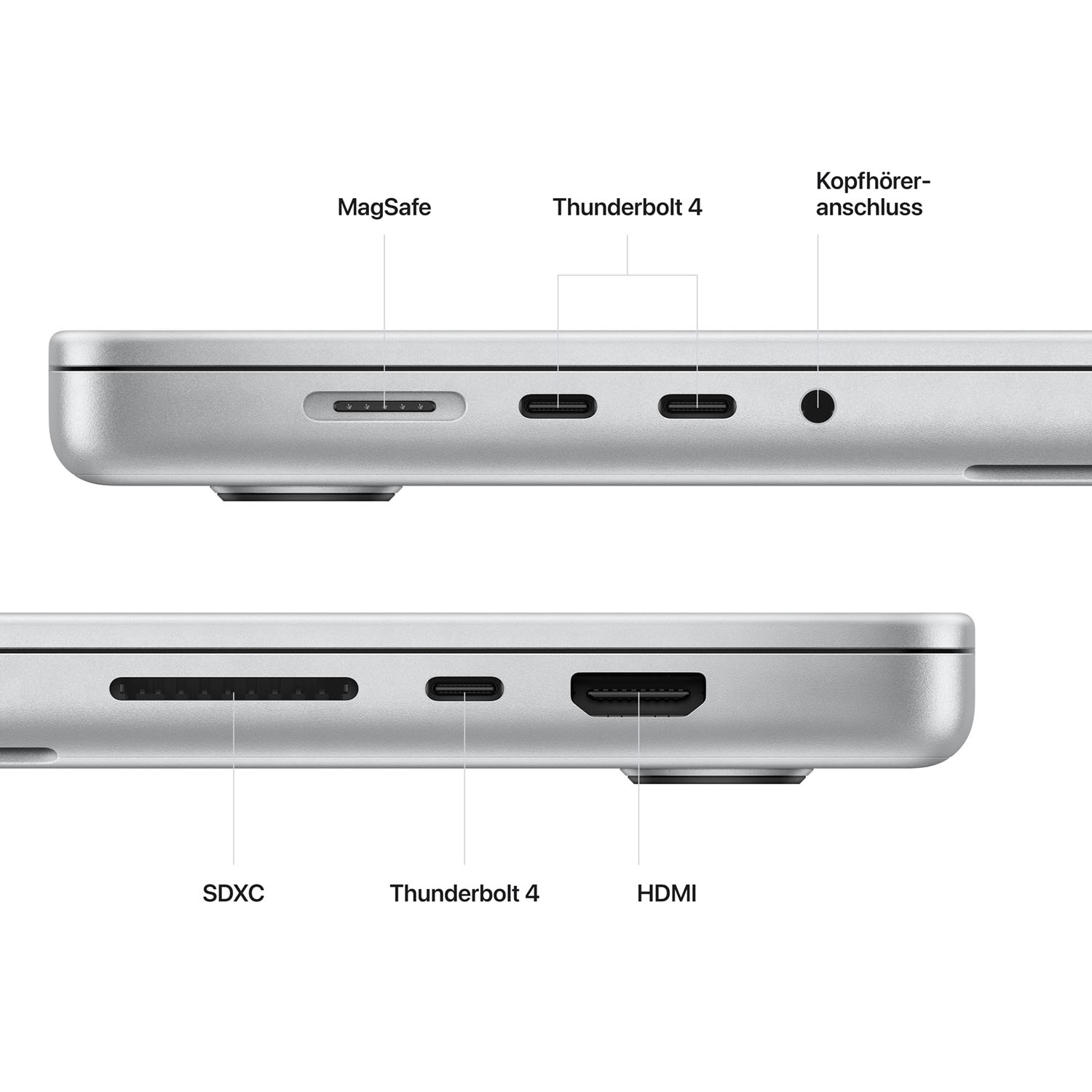 Apple MacBook Pro 16'' M2 Pro 12-Core 512GB 16GB Silber - 2023