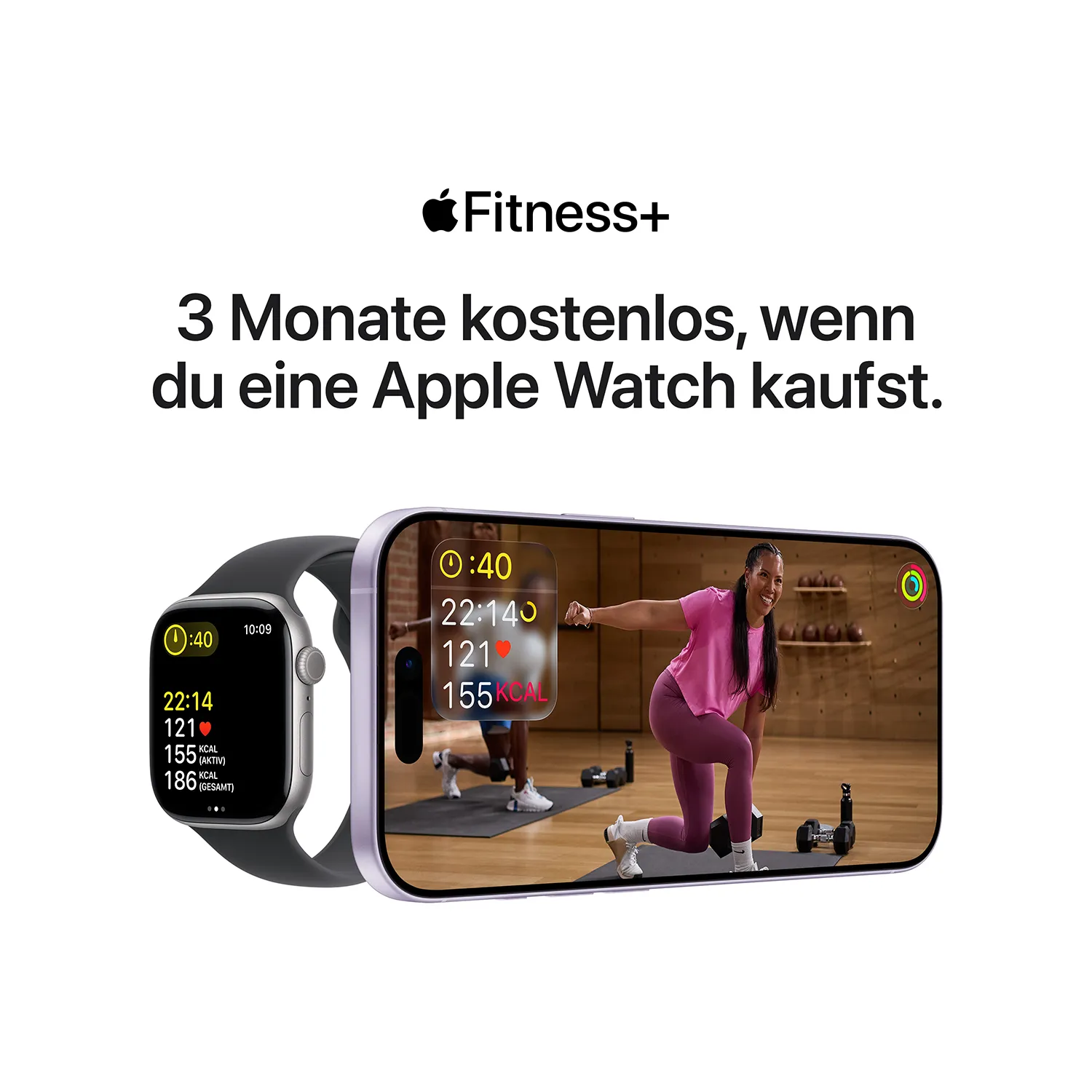 Apple Watch Ultra 3 GPS + Cellular 49mm Natur Titanium Case mit Blau/Hellblau Trail Loop - S/M