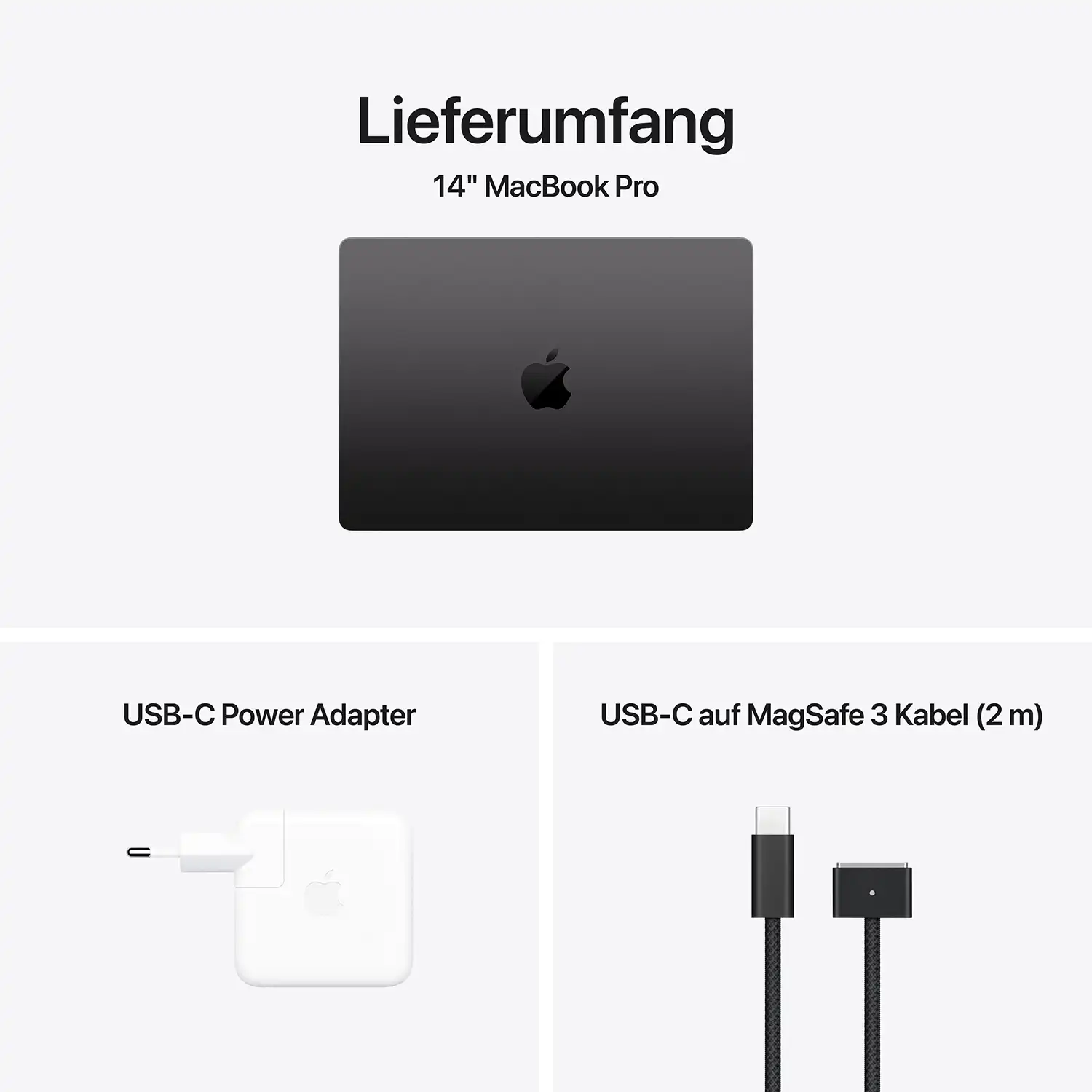 Apple MacBook Pro 14'' M4 Pro 14-Core CPU  20-Core GPU - 1TB - 24GB Space Schwarz - 2024