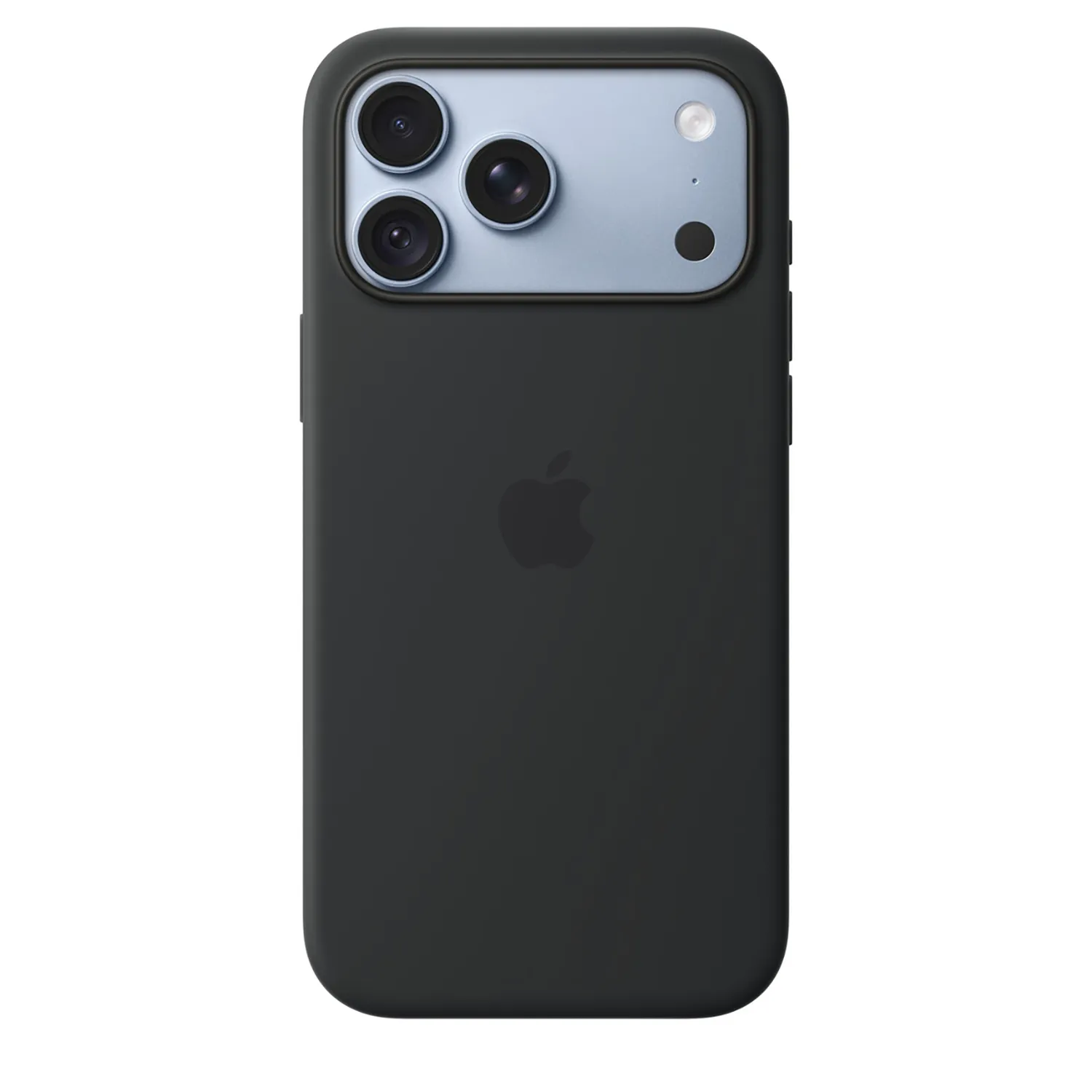 Apple Silikon Case iPhone 18 Pro Max mit MagSafe (schwarz)