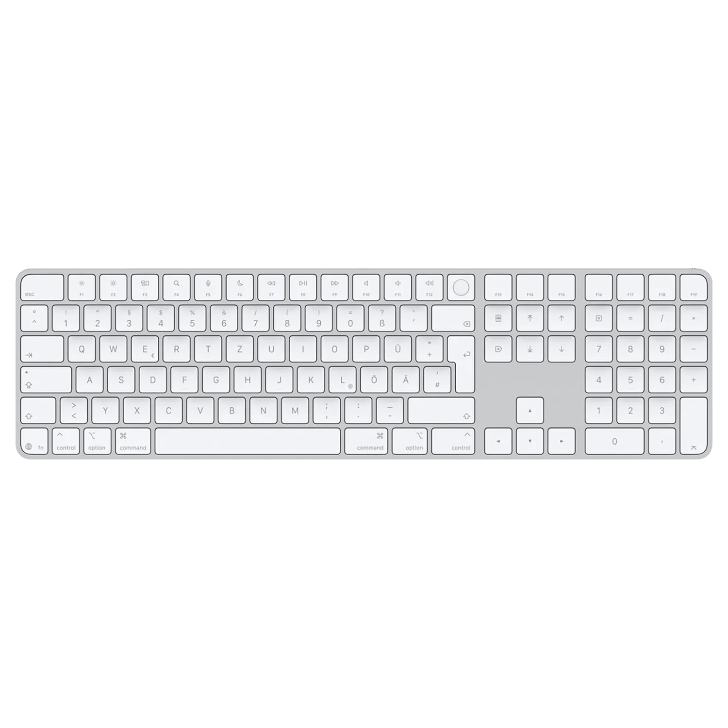 Produktbild Apple Magic Keyboard weiß oben