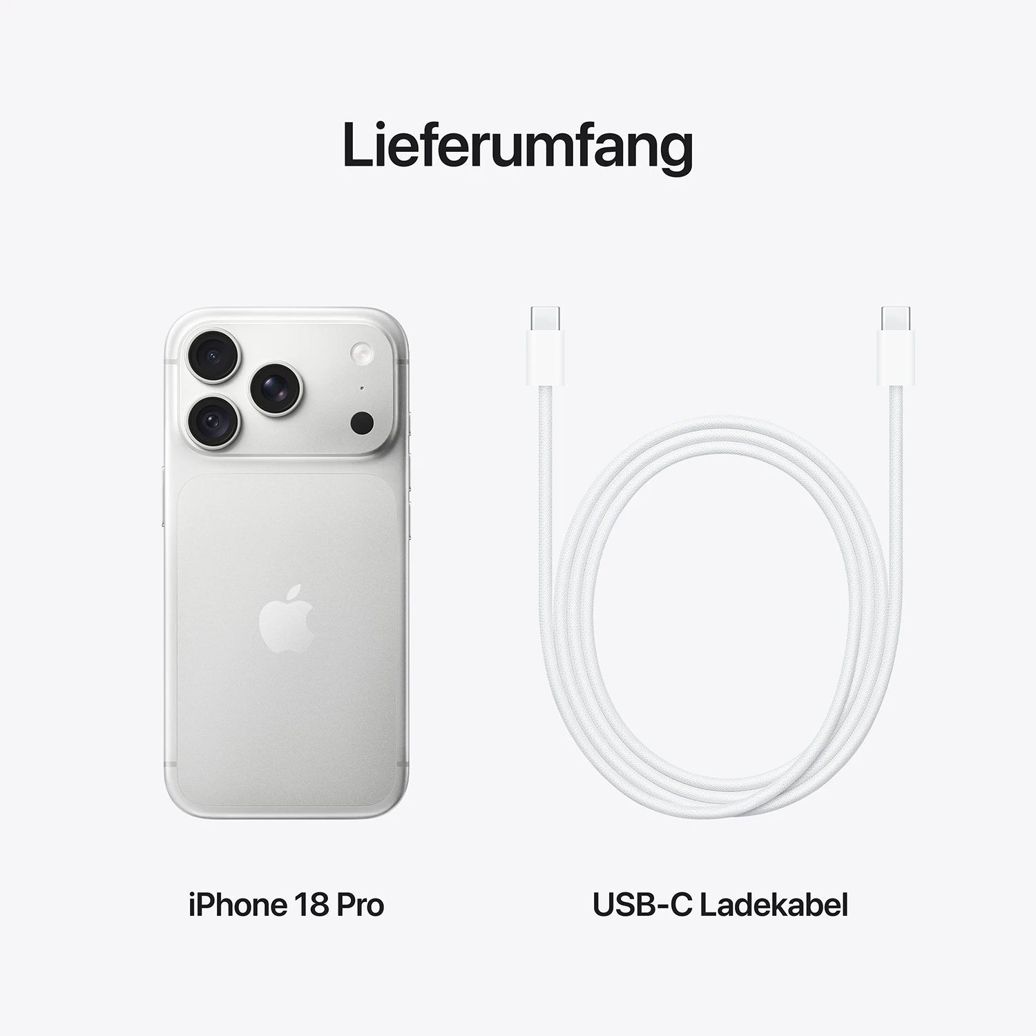 iPhone 18 Pro 256 GB Silber