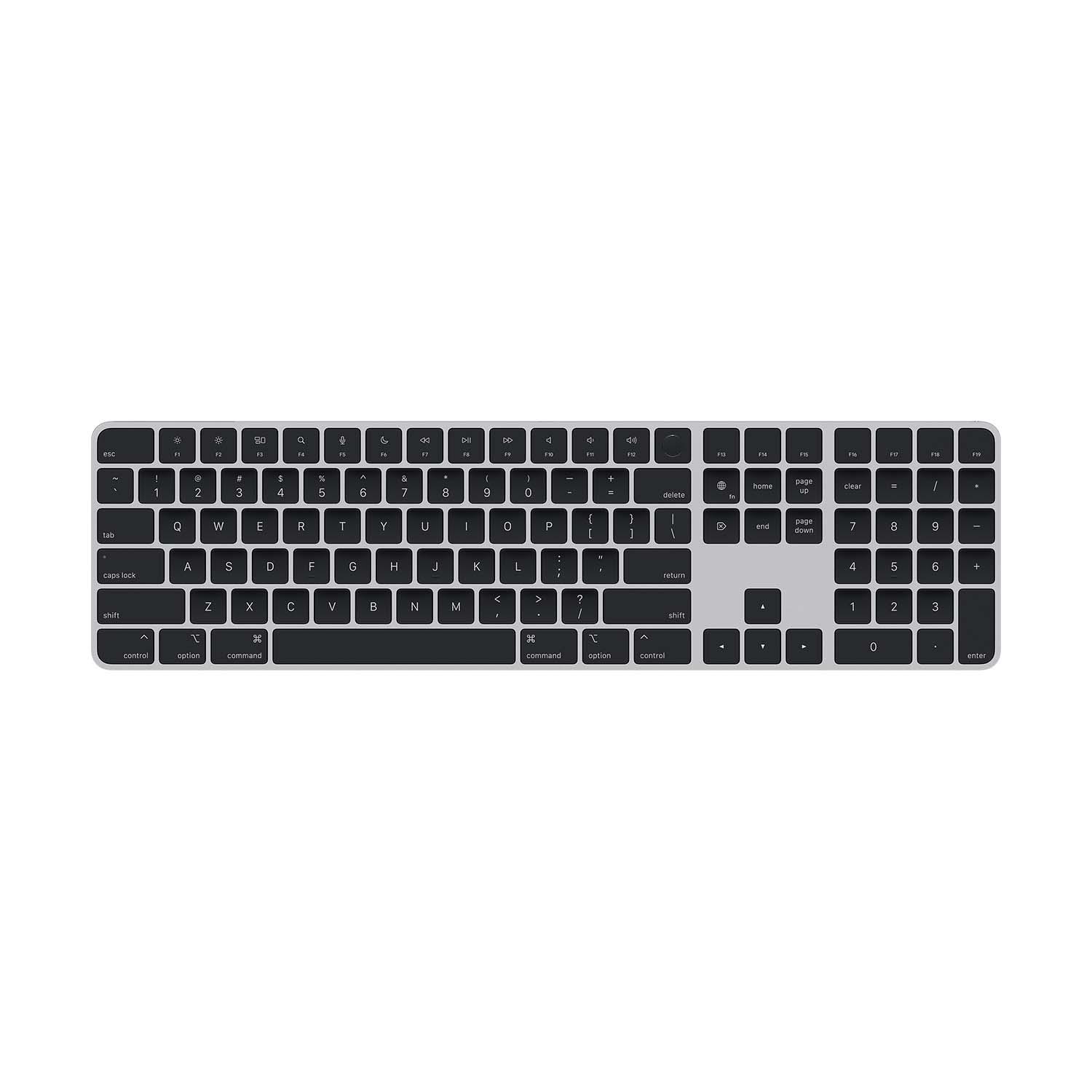 Apple Magic Keyboard mit Touch ID und Ziffernblock (DE)  für (iMac/ Mac Mini / Mac Studio ) Modelle mit Apple Chip - Schwarz 