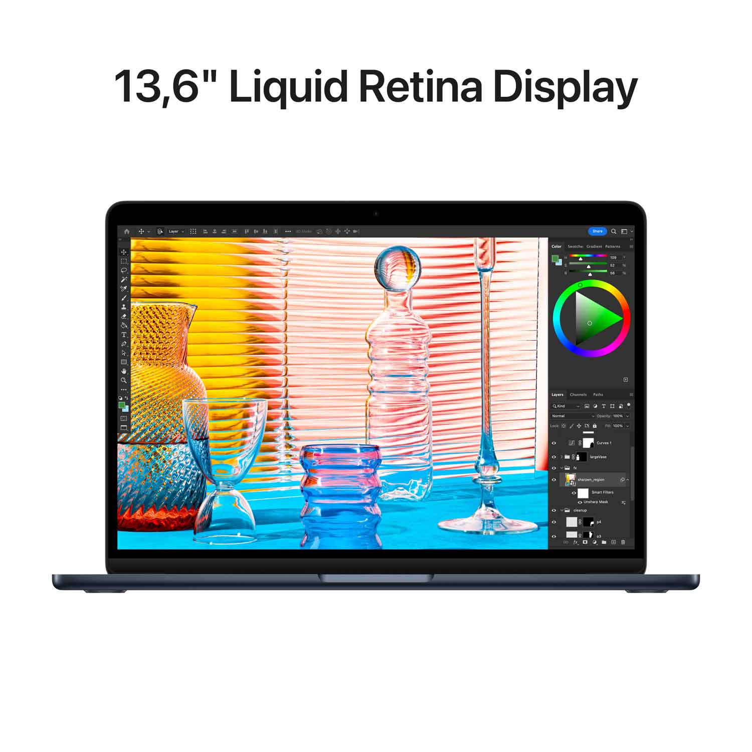 Macbook Air 13.6'' - M2 8-Core - 10-Core GPU - 8 GB - 512 GB SSD - Mitternacht // 2022 Macbook Air 13.6'' - M2 8-Core - 10-Core GPU - 8 GB - 512 GB SSD - Mitternacht // 2022