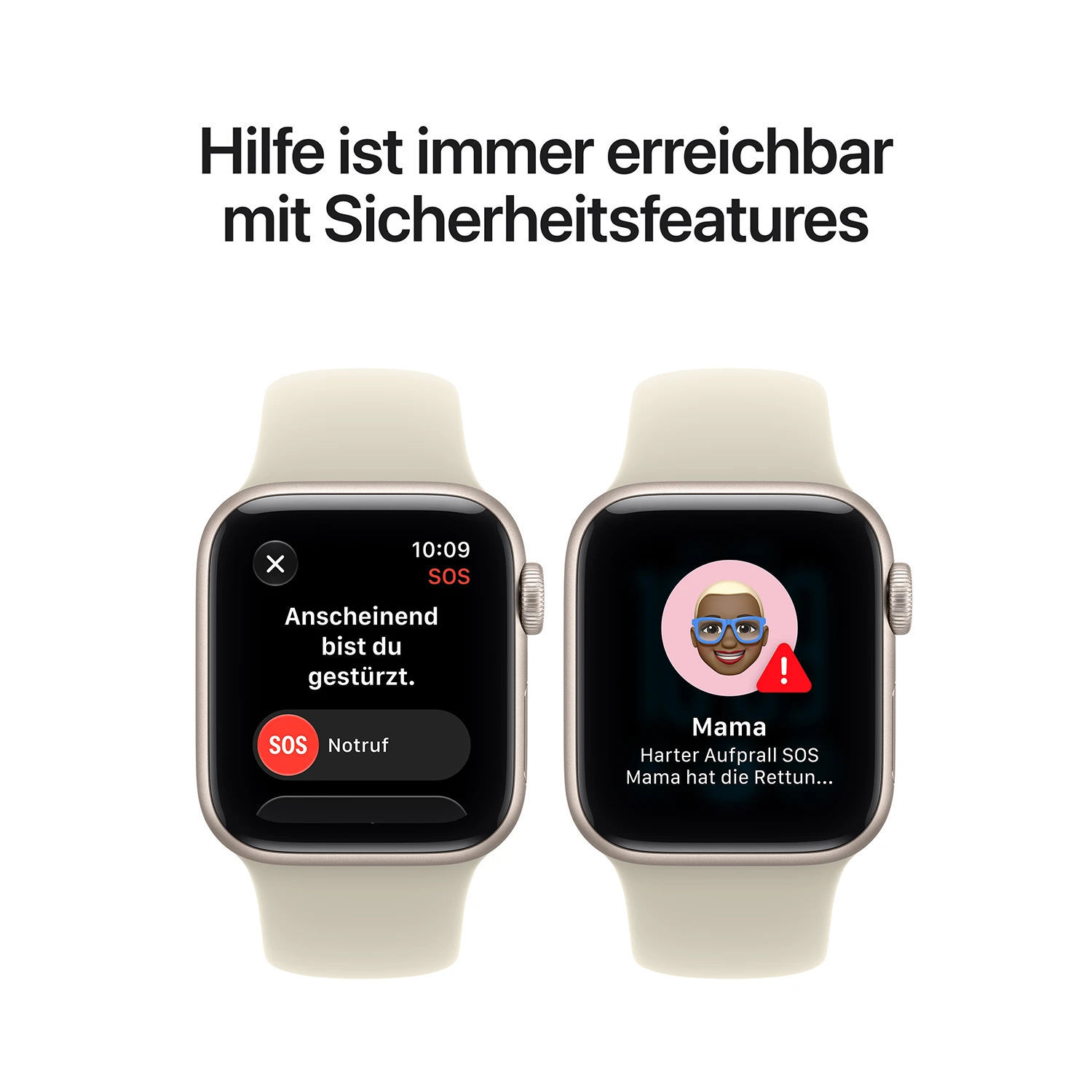 Apple Watch SE 3 Aluminium 40mm Polarstern (Sportarmband sand) S/M 2026