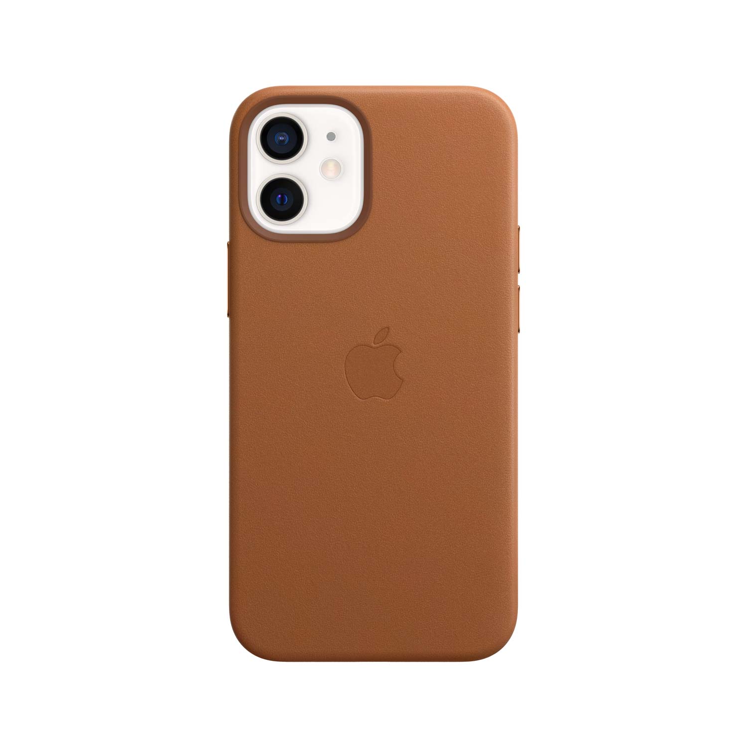 Apple iPhone 12 Mini Leder Case mit MagSafe - Sattelbraun